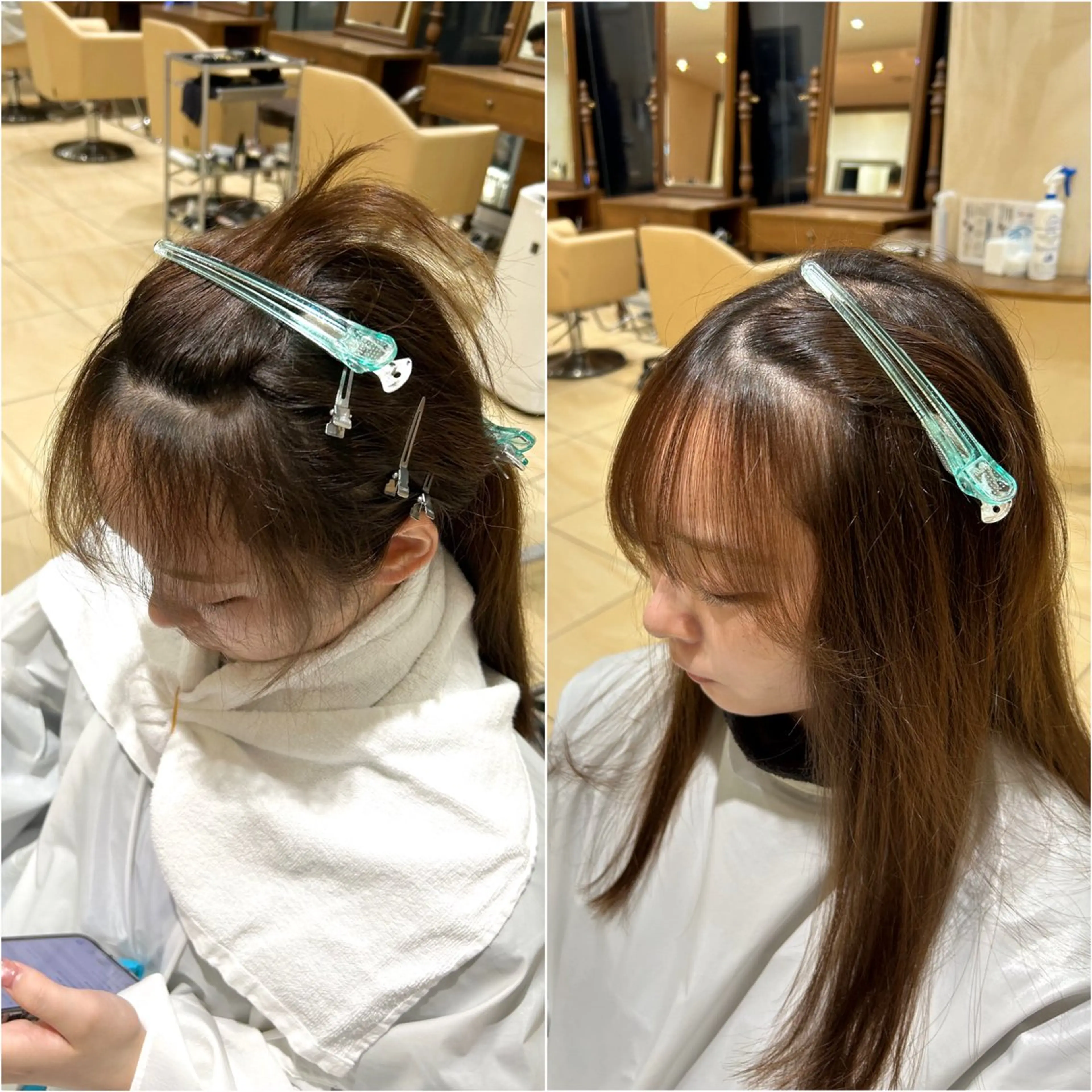 セミロング 透明感カラー 🪡ｷﾀﾊﾗ　ｶﾅのヘアスタイル