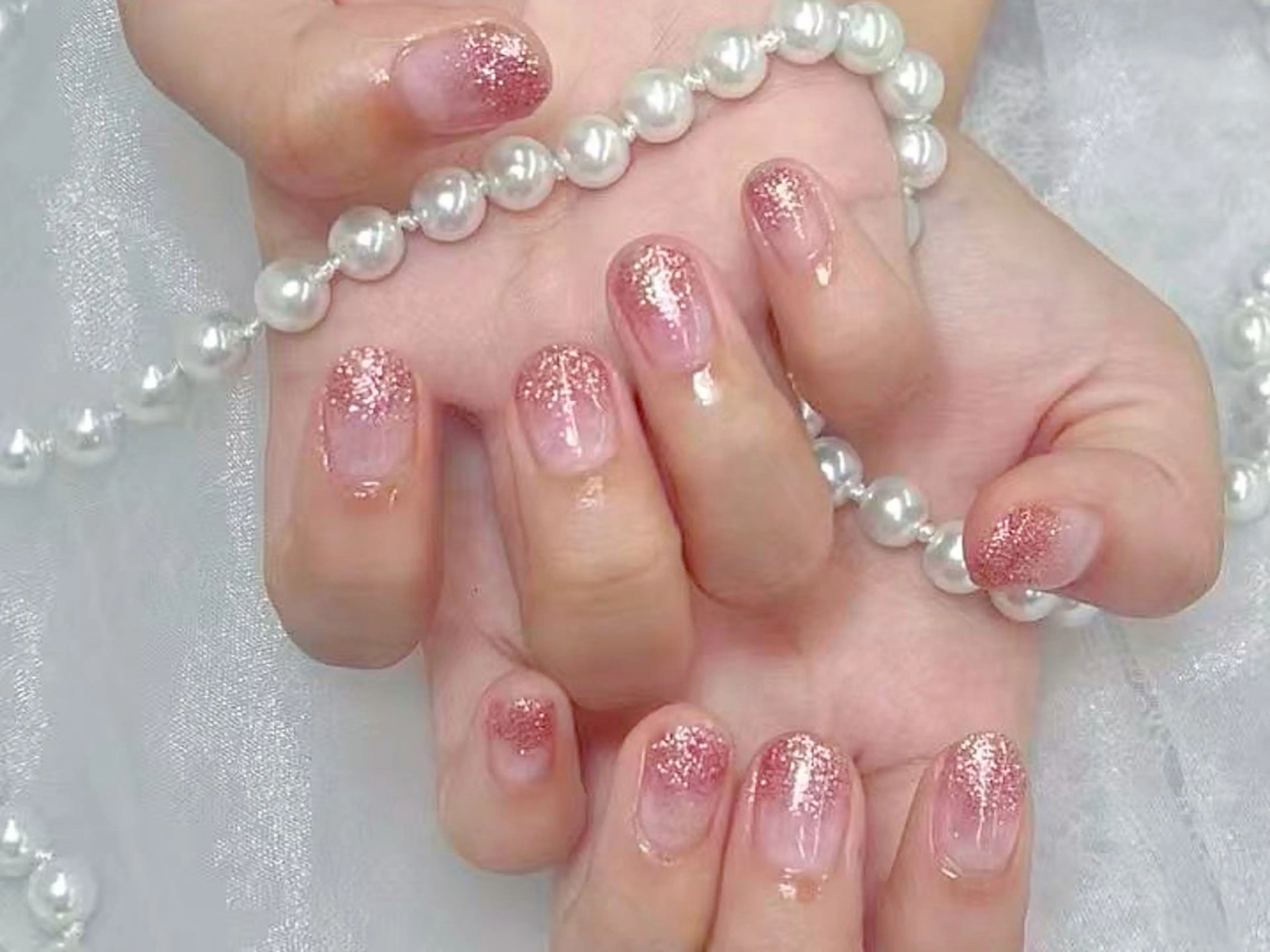 ネイル オーロラネイル フレンチネイル グラデーション 韓国ネイル マグネットネイル ハンドネイル NOA NAILのネイルデザイン