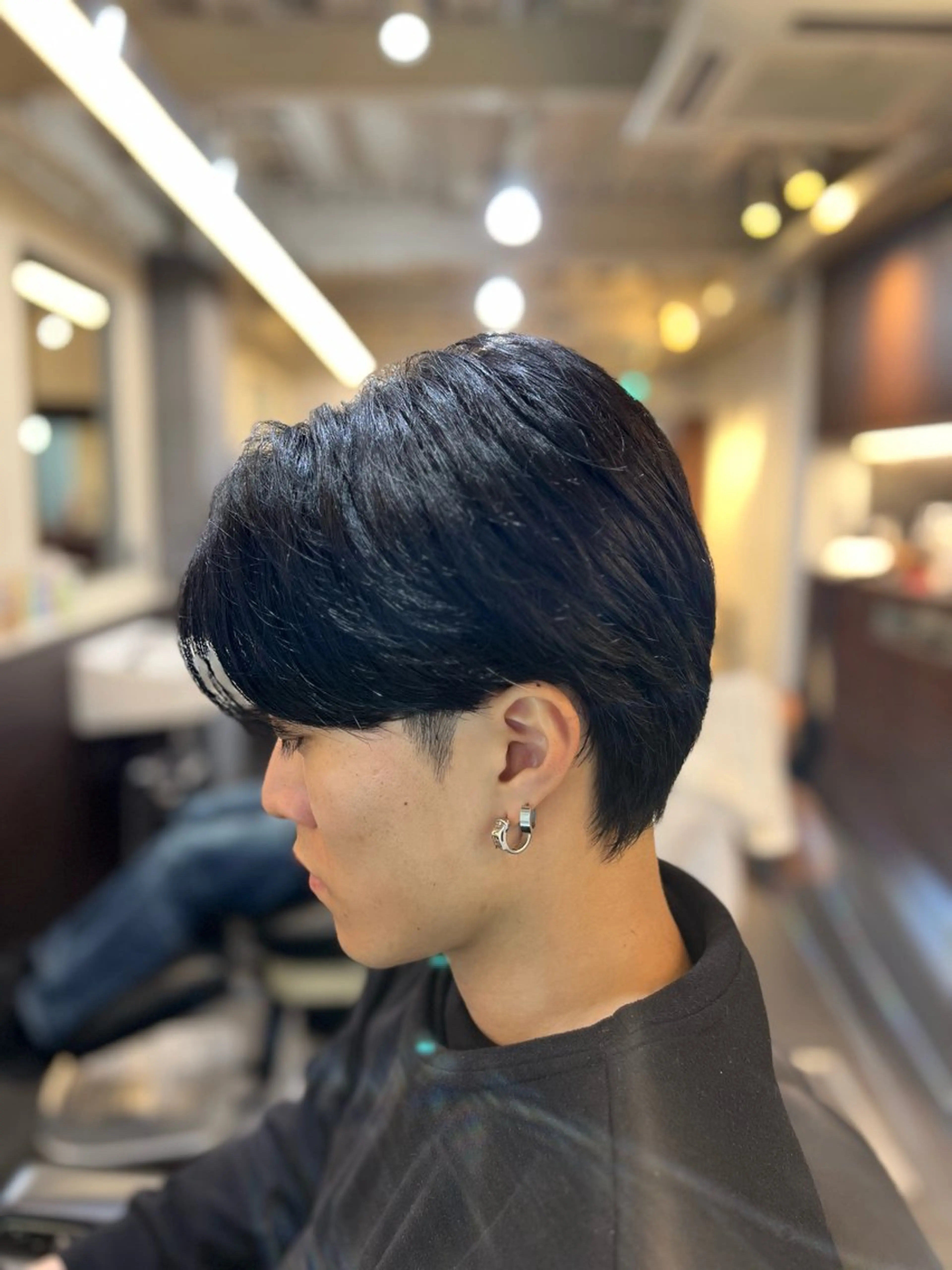 ミディアム メンズ カット KEEN creative hair所属・きょーすけ 💈barberのヘアスタイル