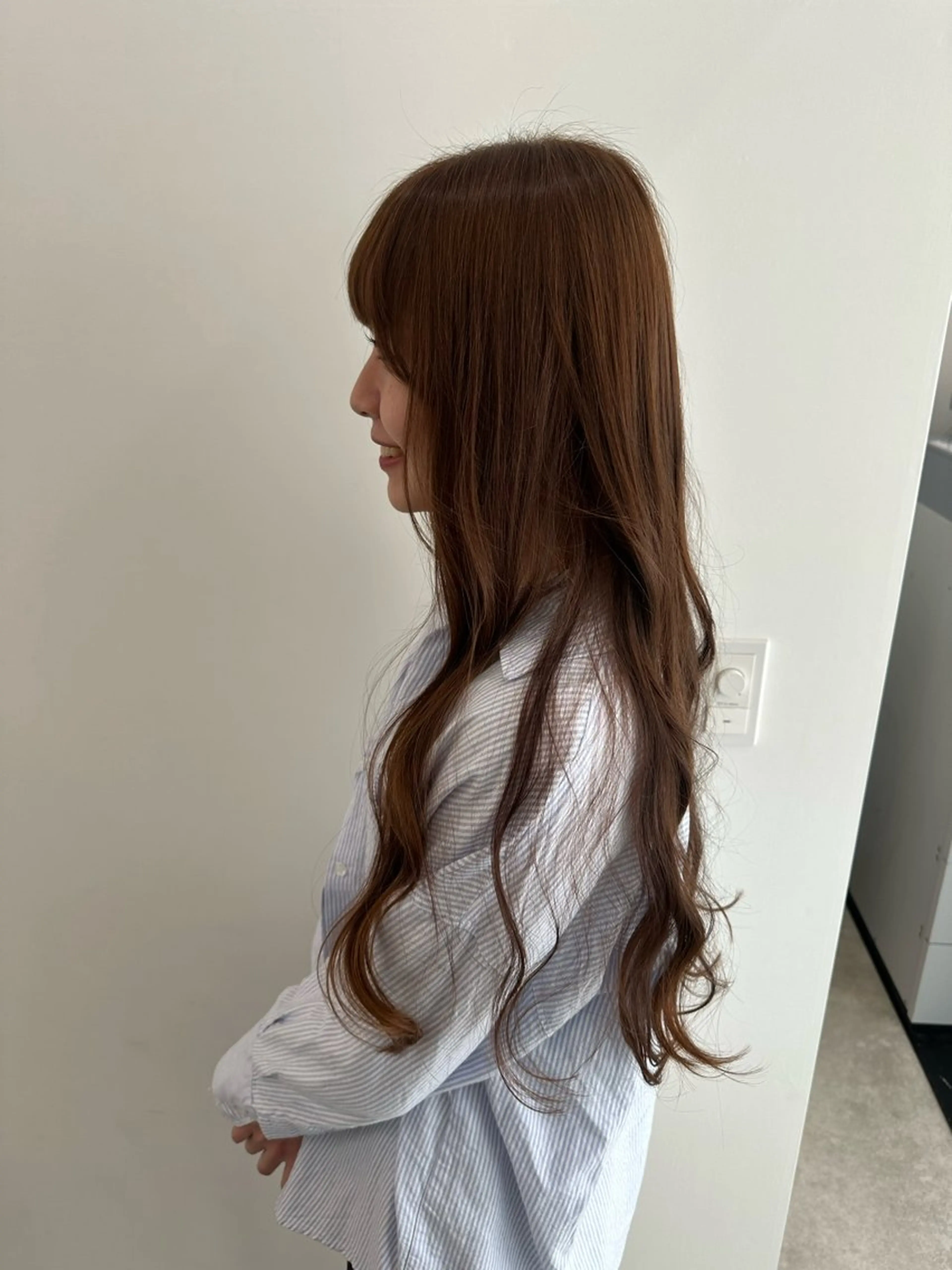 ロング カラー カット ヘアカラー トリートメント 海外ヘア/透明感カラ ー🍒nao.のヘアスタイル