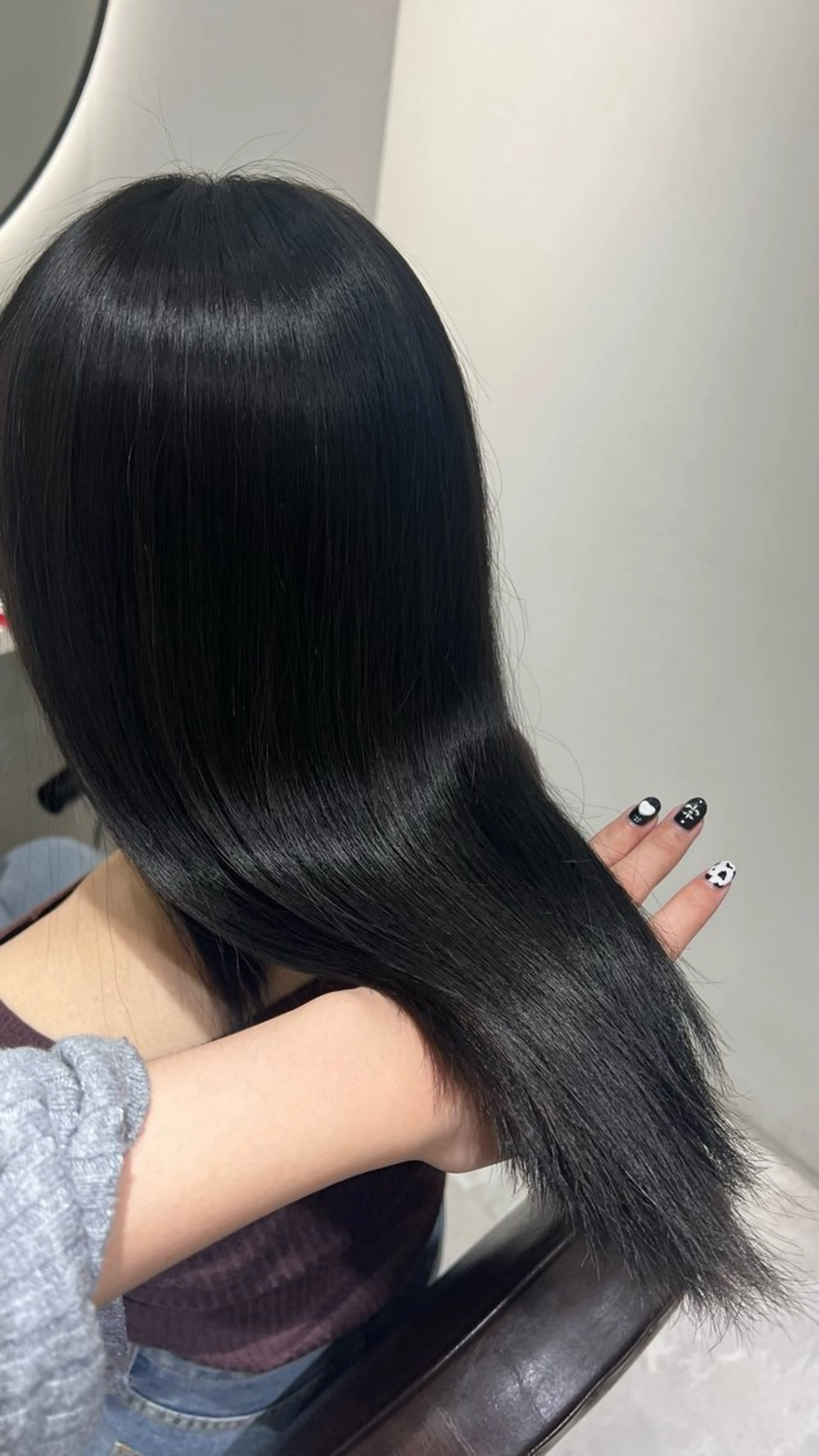 カラー 透明感カラー グレージュ オリーブグレージュ オリーブグレー eN° by youres hair 銀座所属・髪質改善・縮毛矯正 🦋✨️銀座/ゆうびのヘアスタイル