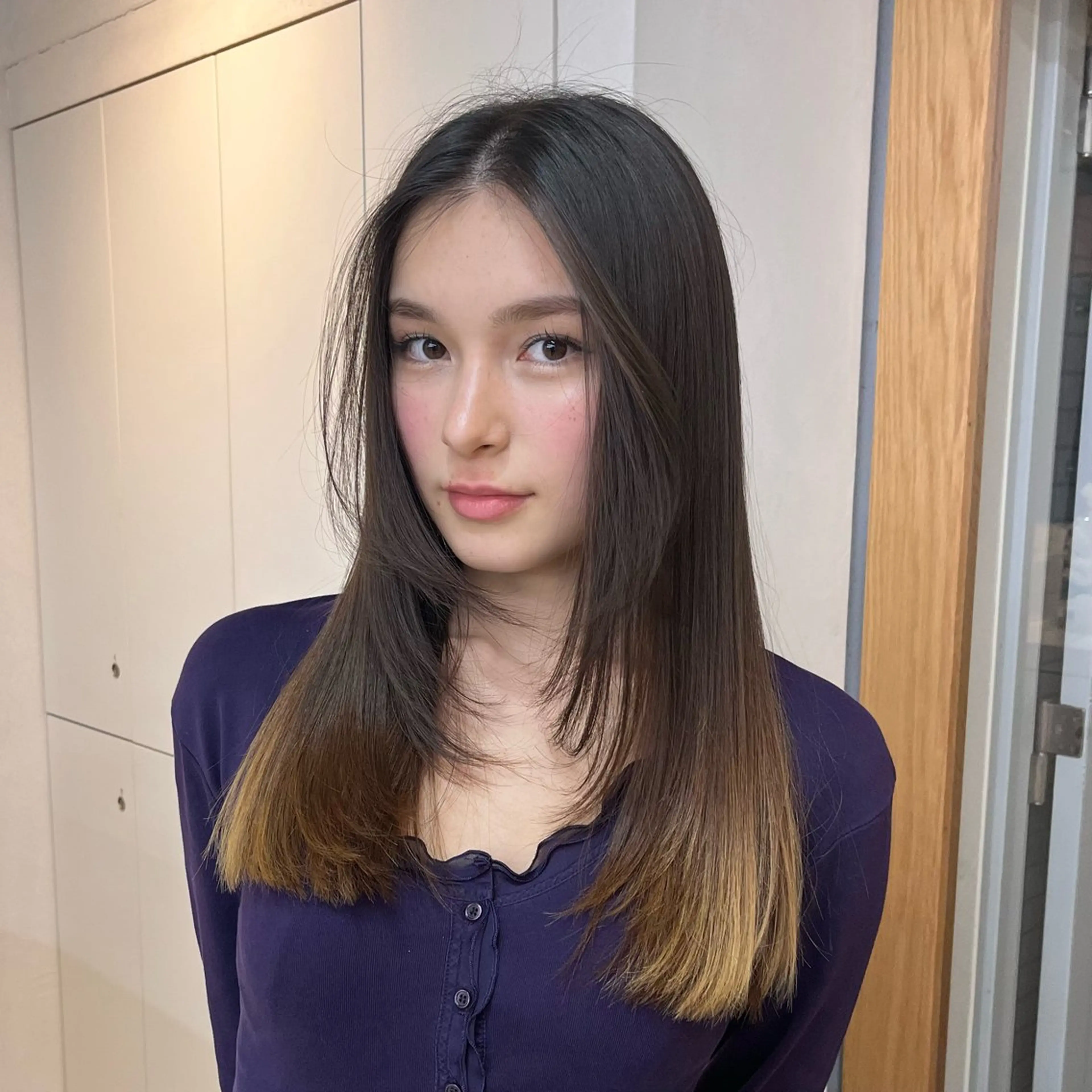 [自然なストレートヘアに🌿]ケア縮毛矯正✨✨3step高保湿トリートメント付き！🥣の写真