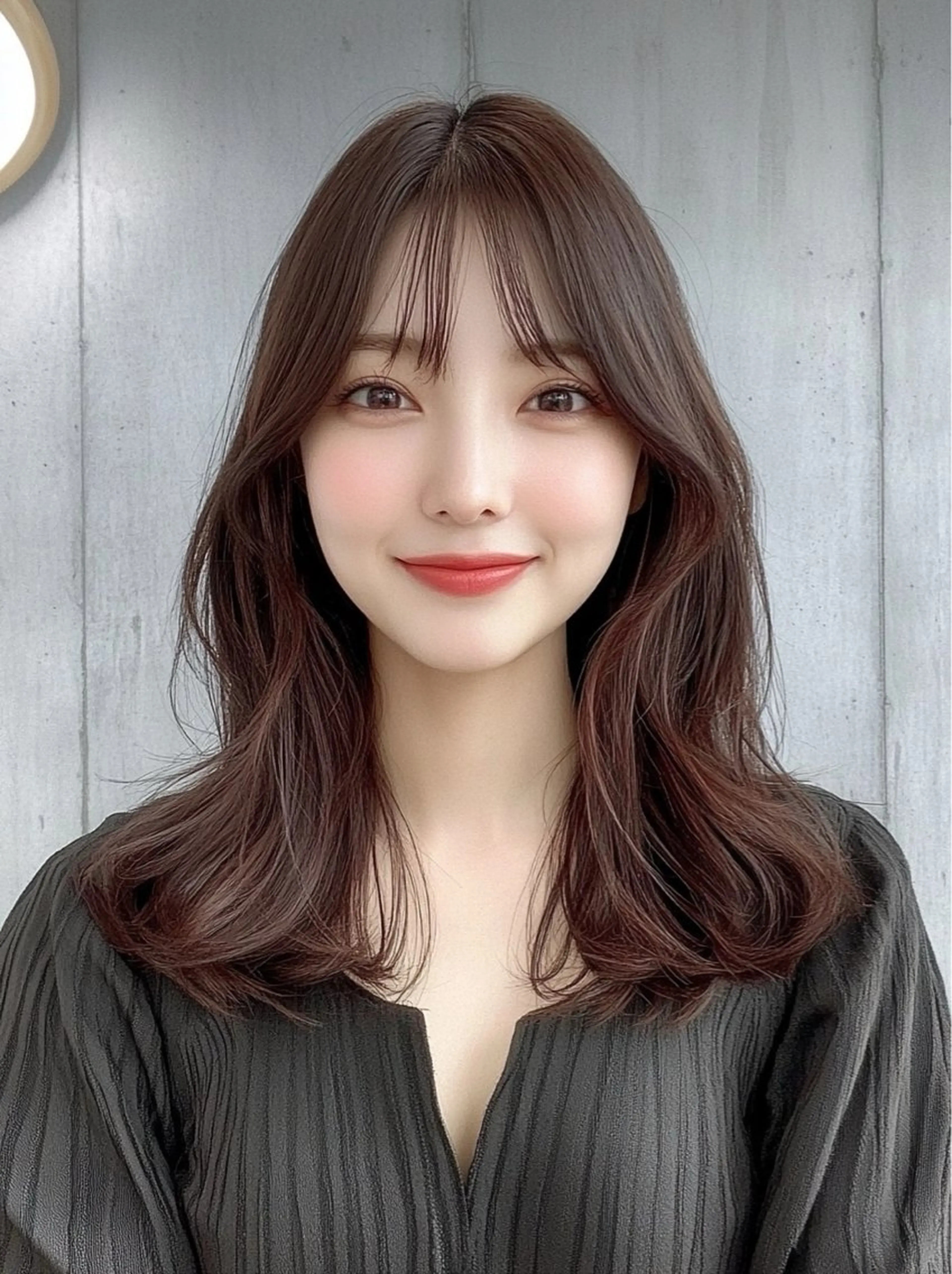 セミロング カット ヘアカラー トリートメント 銀座/レイヤー 🌷nonoka🌷のマツエク・マツパデザイン