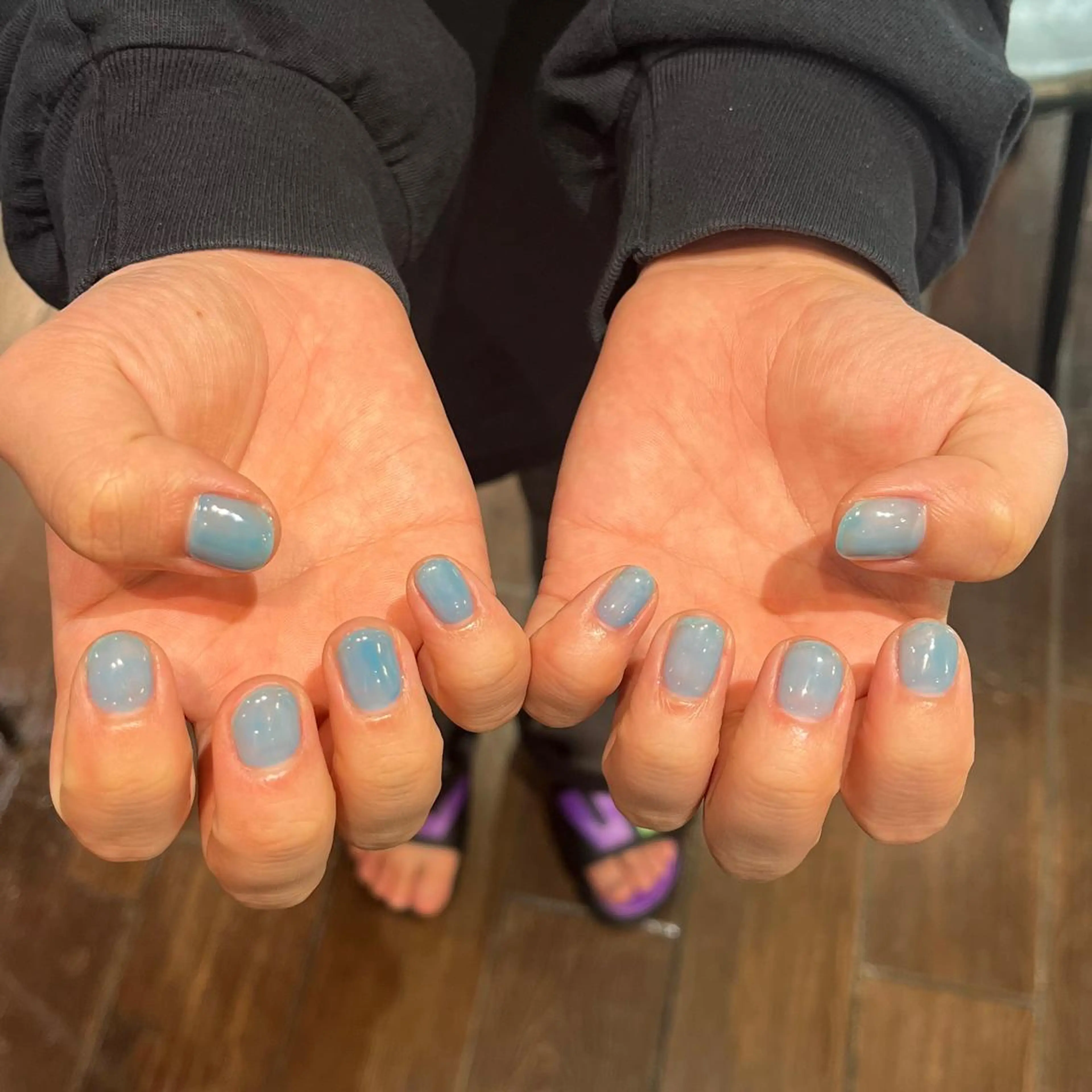 メンズ ネイル ボブ/暖色カラー コウボヒカルのヘアスタイル