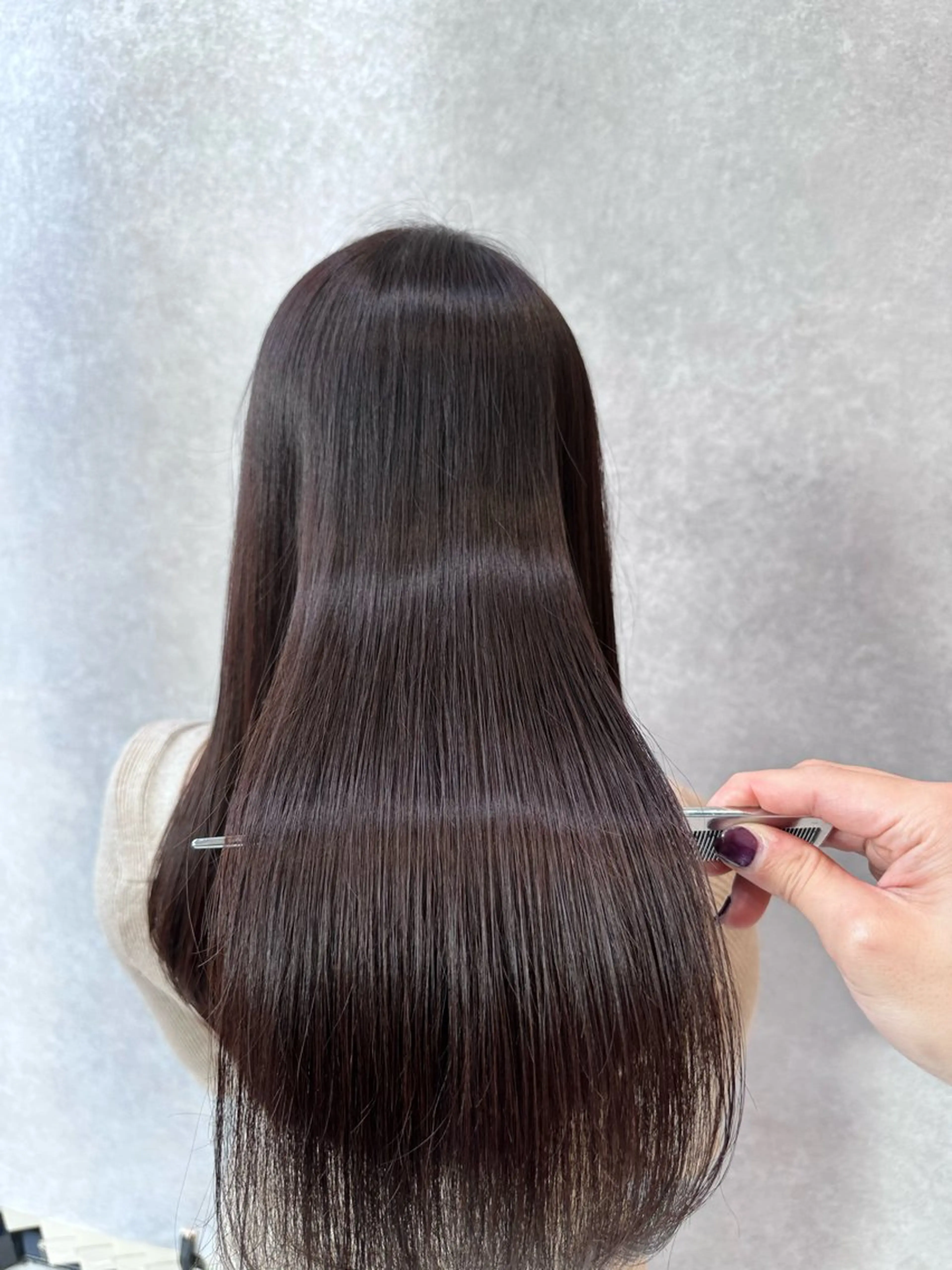 ロング 🔸縮毛矯正/髪質 改善カラー石崎🔸のヘアスタイル