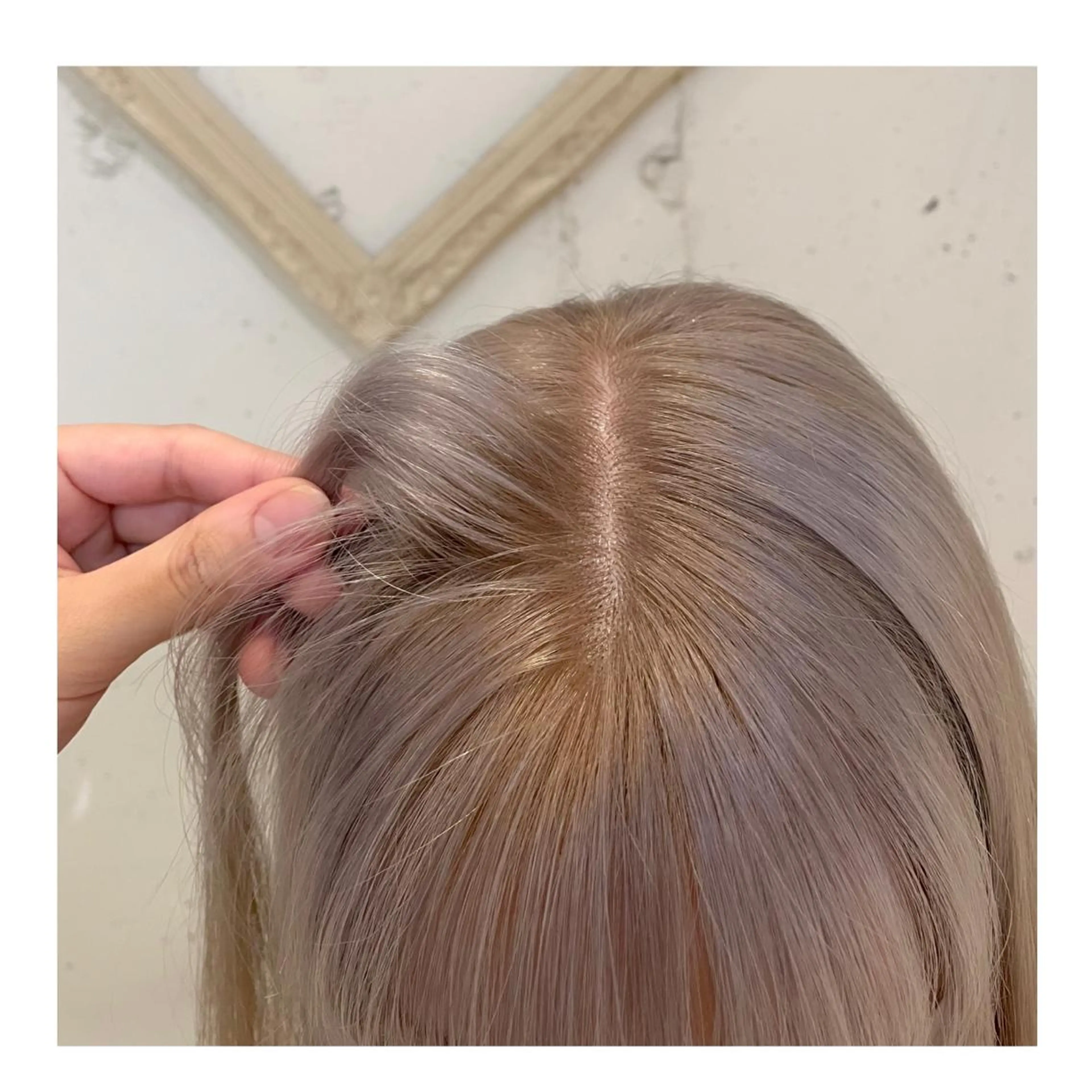 ミディアム ヘアカラー ❁⃘ ち だ り さ ❁⃘のヘアスタイル