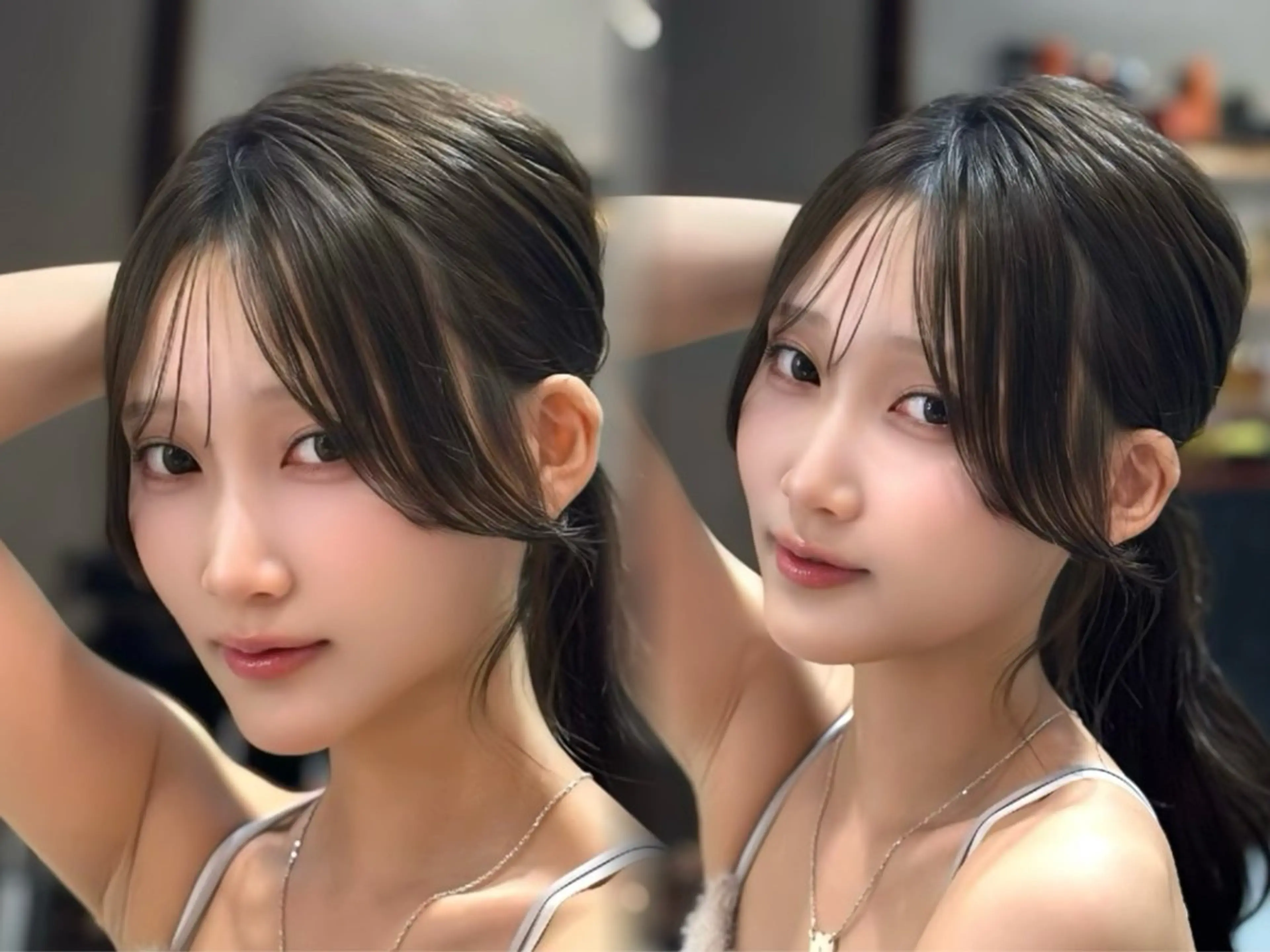 セミロング カット ヘアカラー トリートメント 銀座/韓国レイヤー髪 質改善/RYUのヘアスタイル