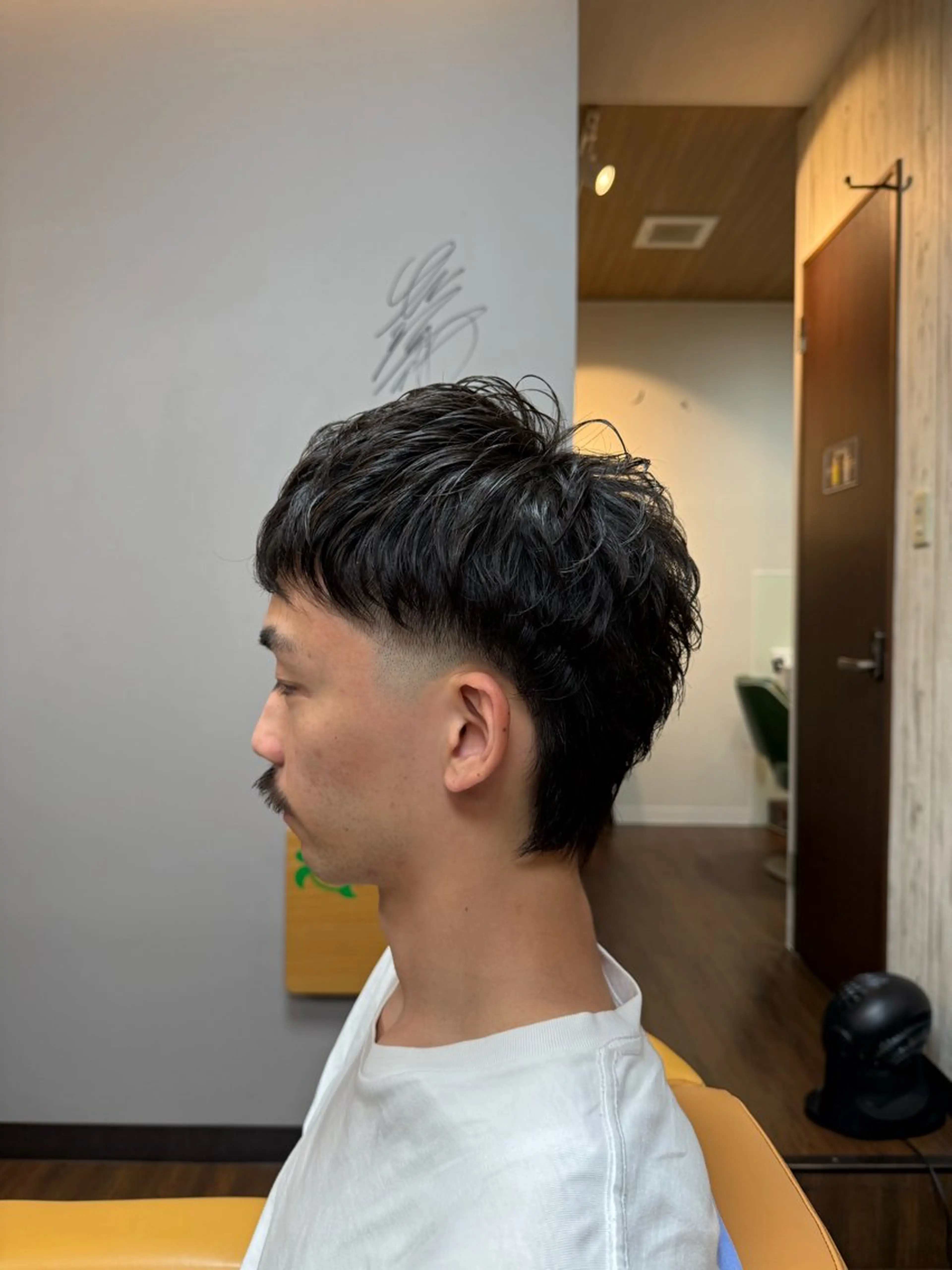 ミディアム パーマ カット パーマ ヘアセット 伊藤 良奈のヘアスタイル