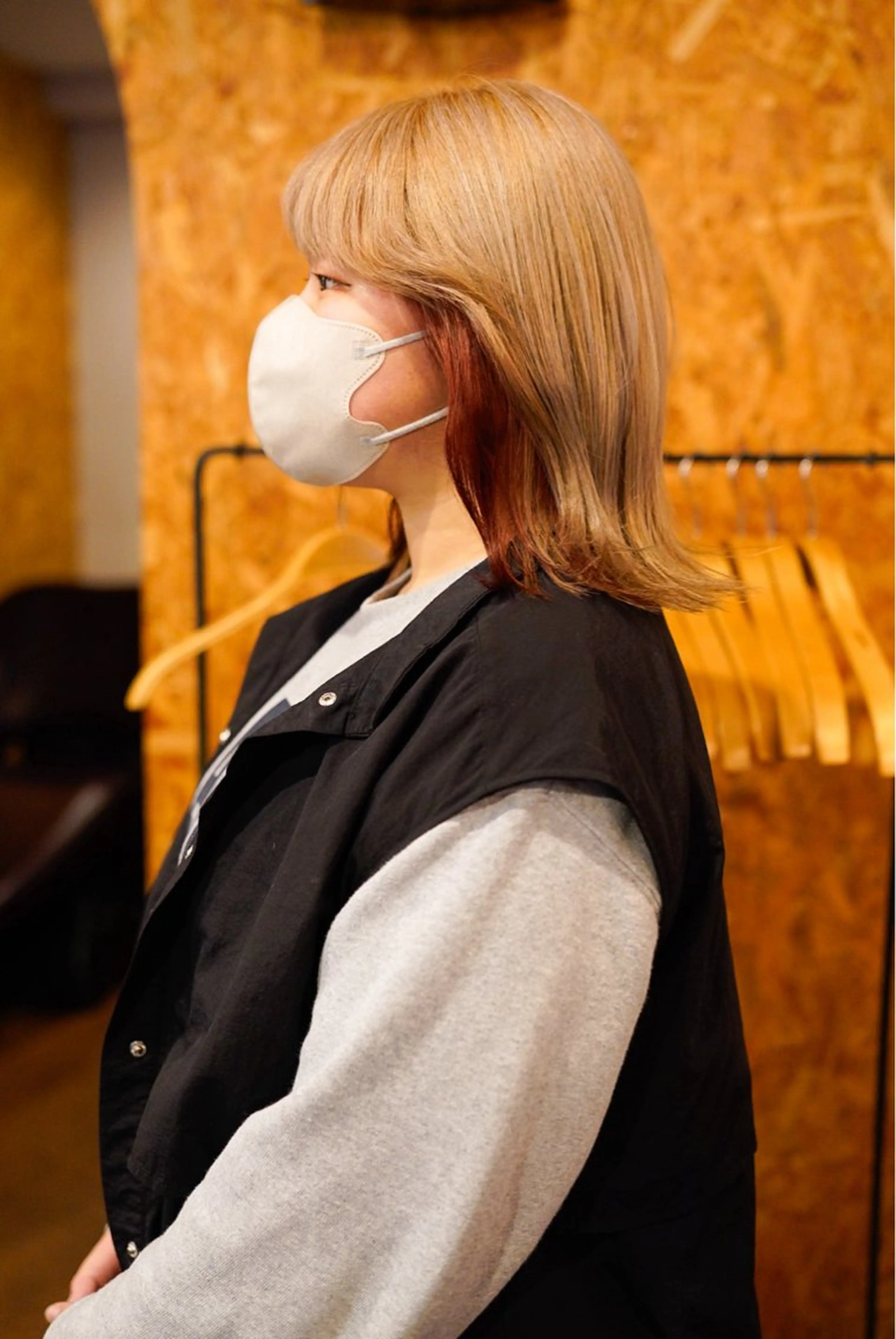 ミディアム カラー 千葉 慎也のヘアスタイル