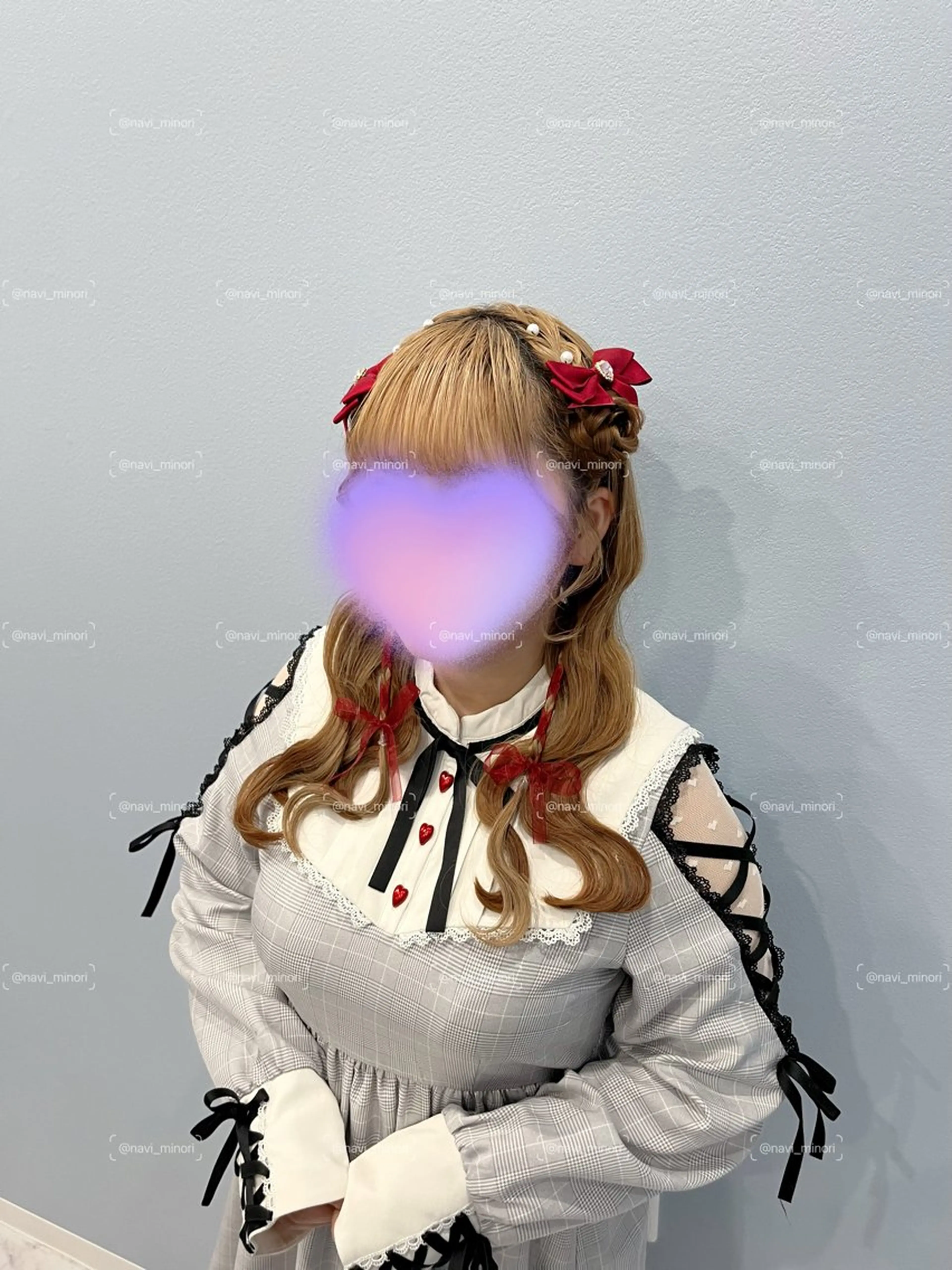 セミロング ヘアセット navi minoriのヘアスタイル