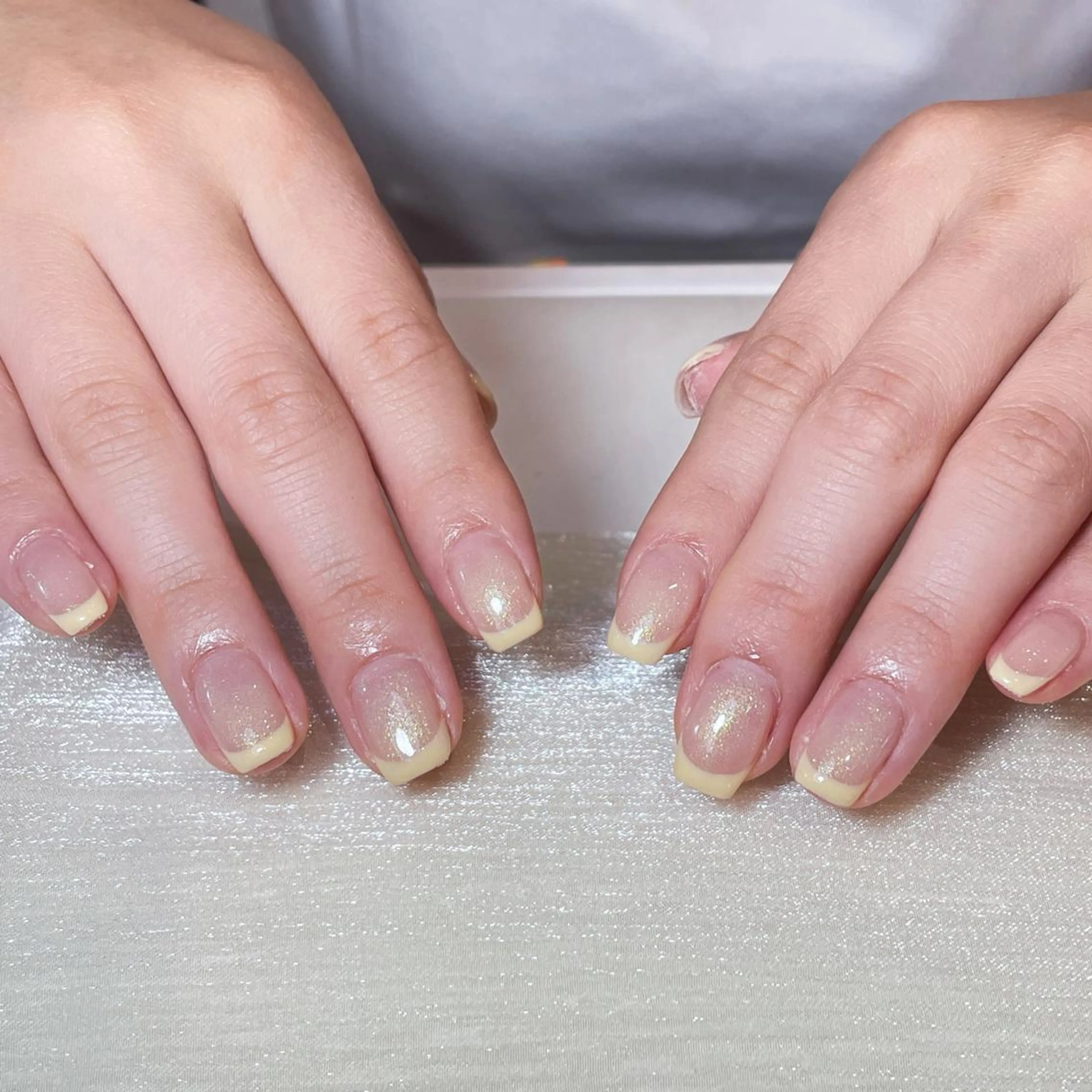ネイル アートネイル オーロラネイル ガーリー キラキラネイル 韓国ネイル ハンドネイル ハンドケア DIAMOND 💅のネイルデザイン