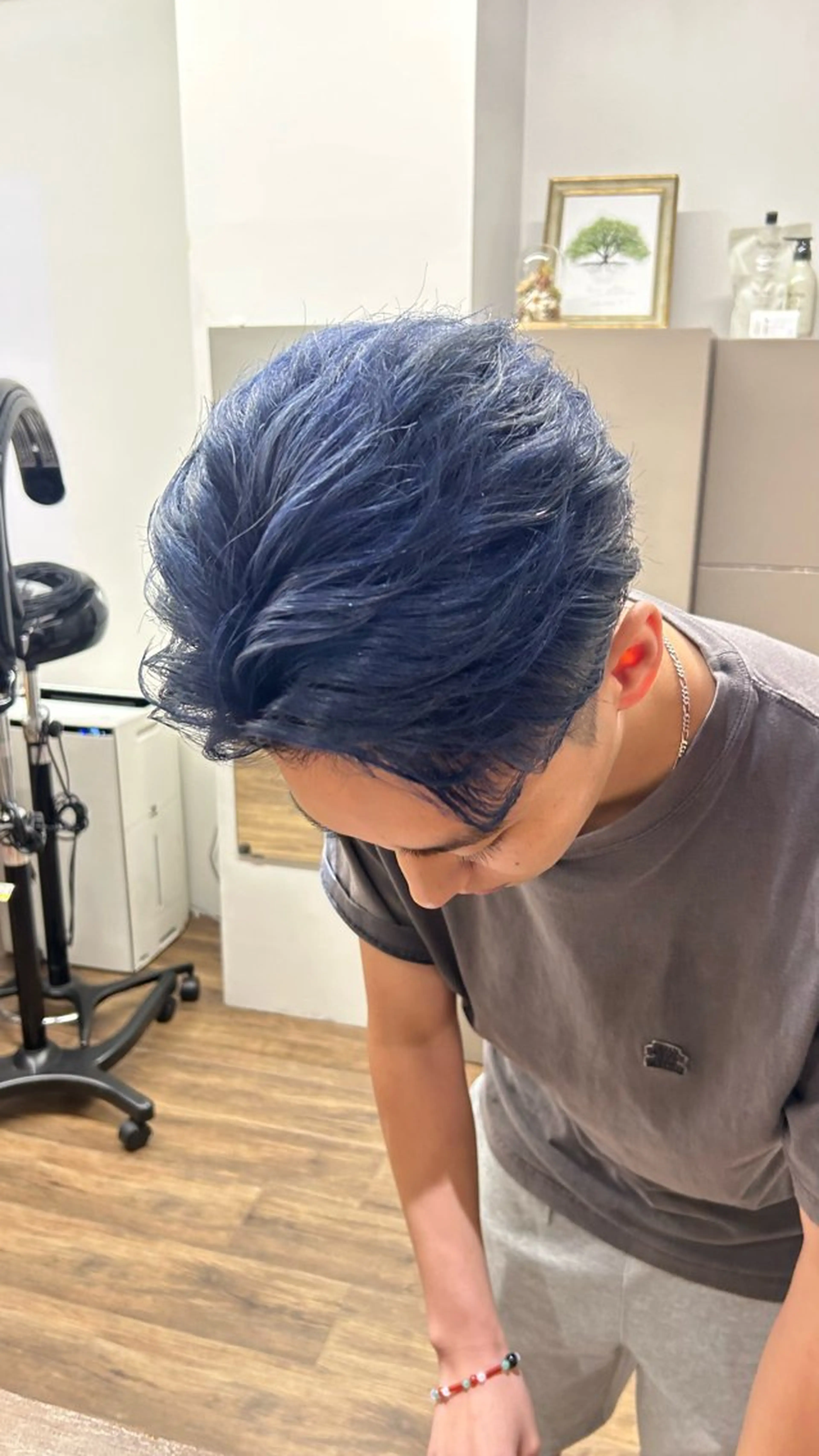 【メンズ限定】メンズカット+ブリーチwカラーの写真