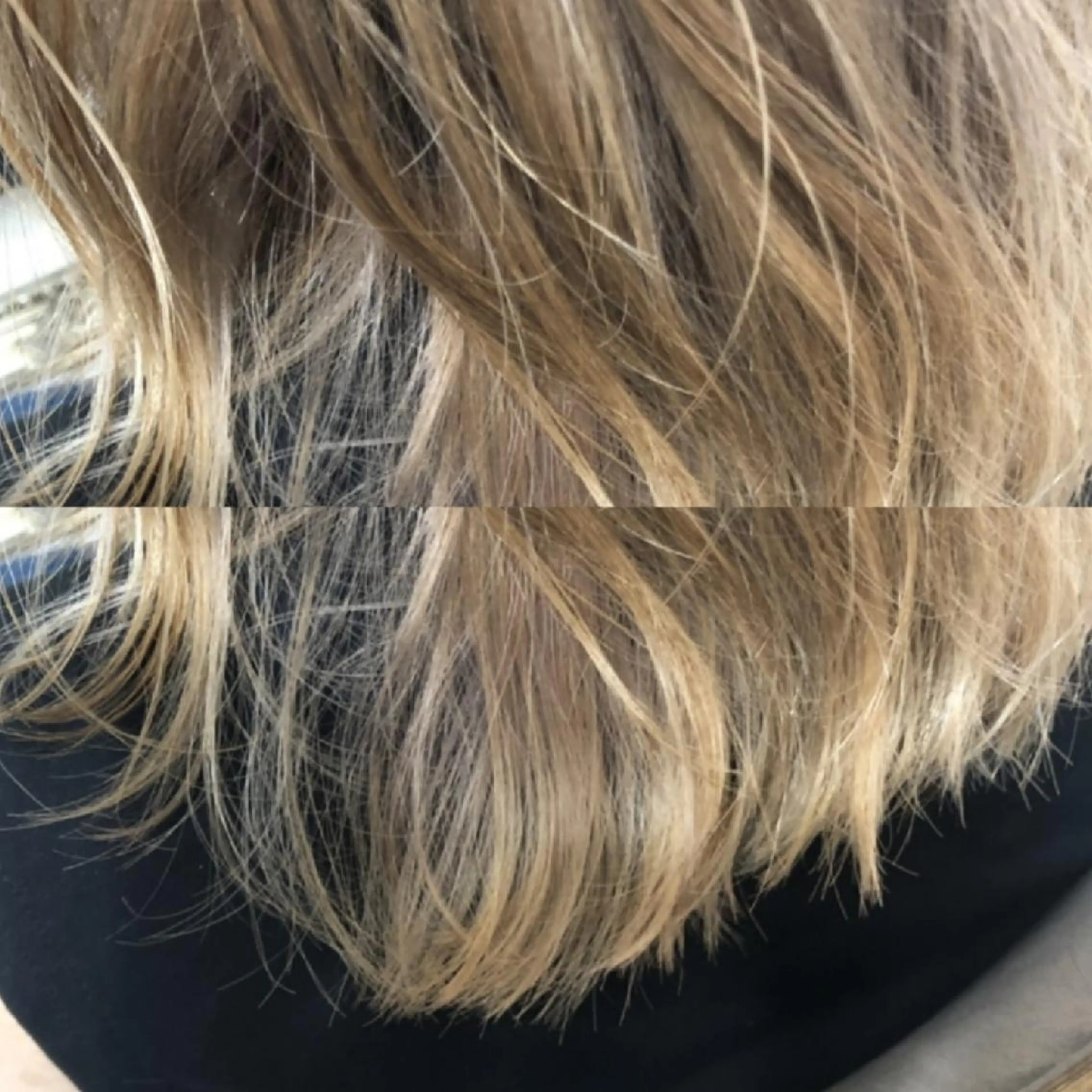 ミディアム カラー ヘアアレンジ ベージュカラー ホワイトベージュ See by merのマツエク・マツパデザイン