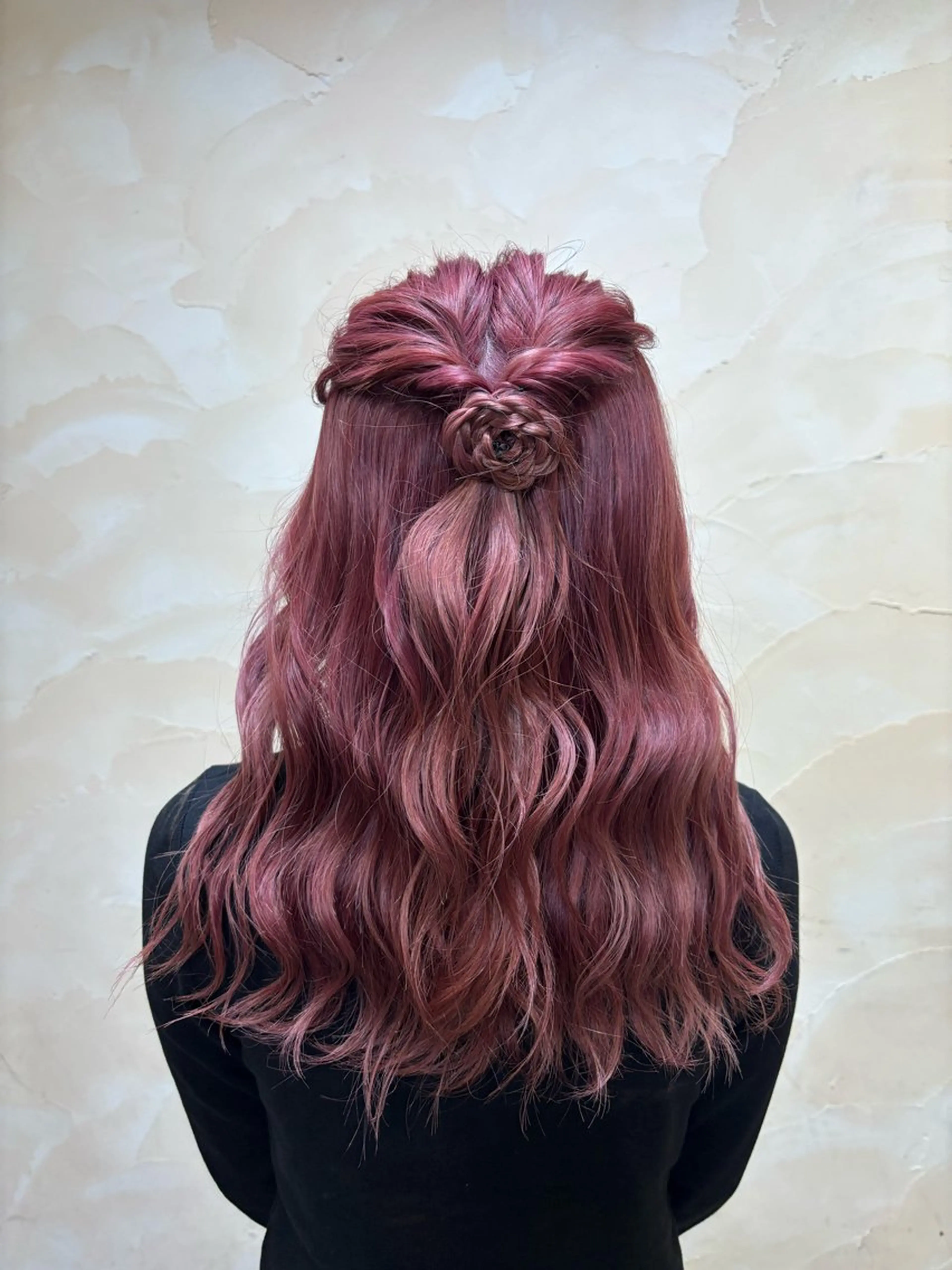 セミロング カラー ヘアカラー ブリーチカラー🎀 Himariのヘアスタイル
