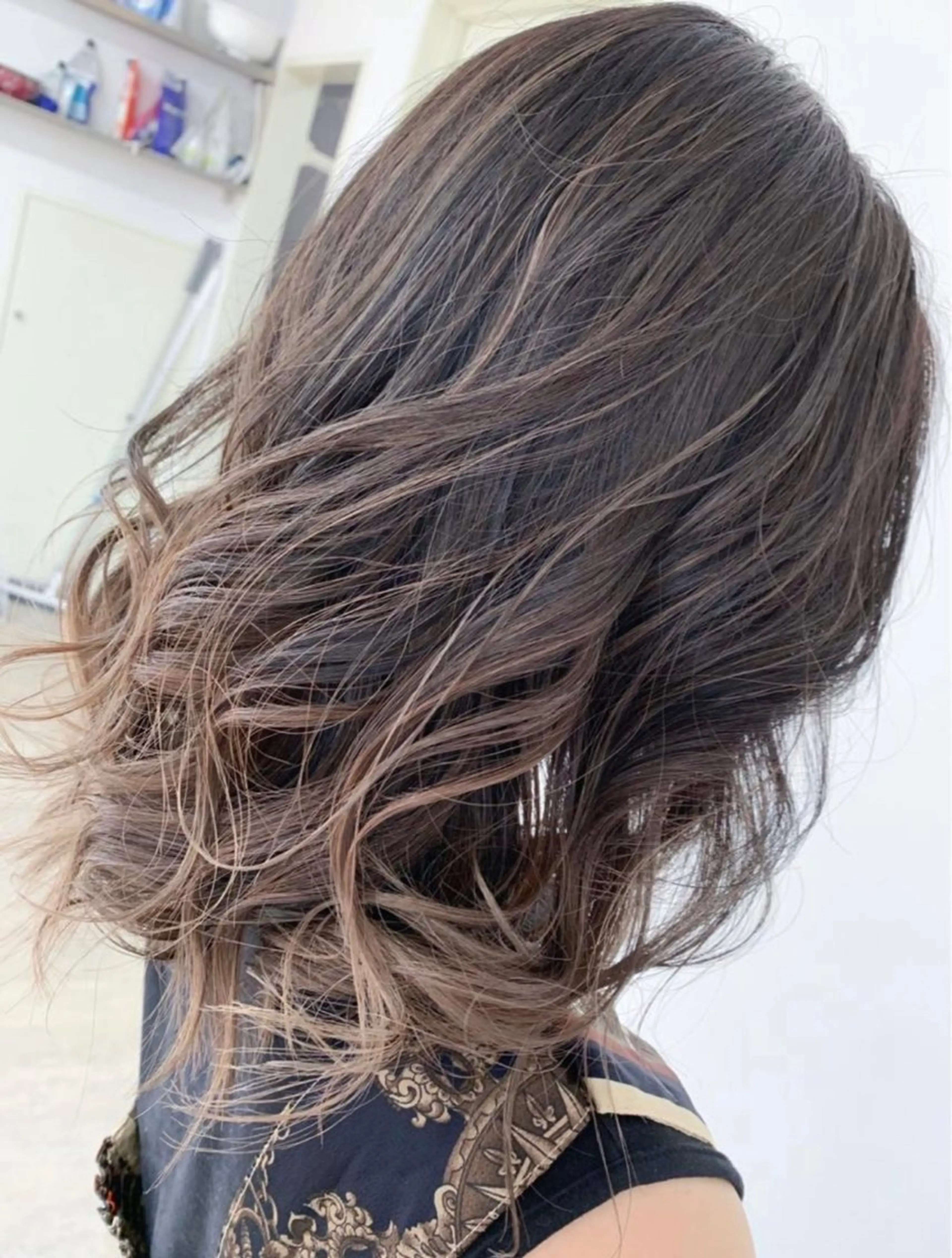 ロング カラー 🐶横山 楓真🐶 Recharme新保のヘアスタイル