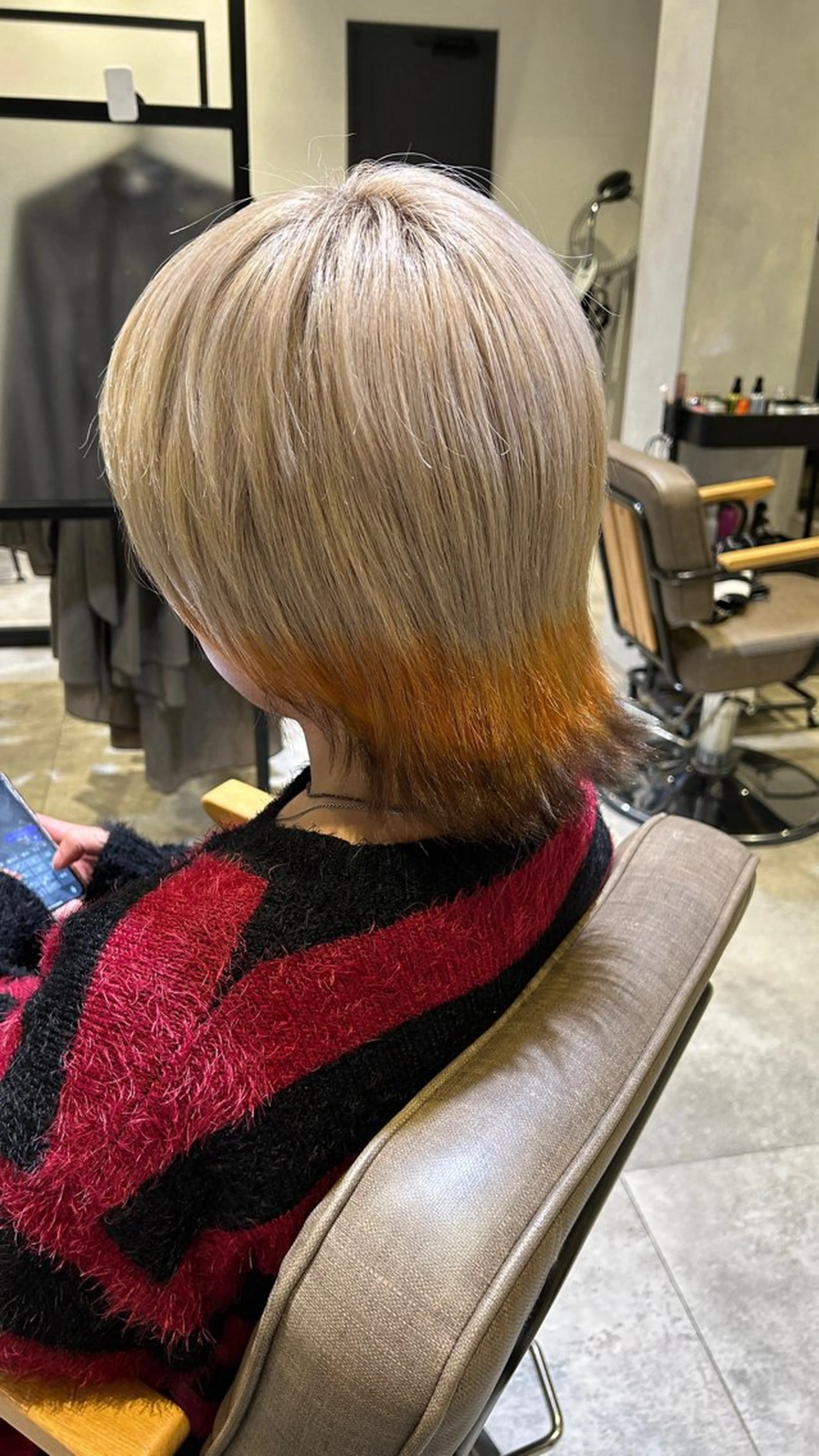 カラー 狐カラー 鈴木 あやかのヘアスタイル