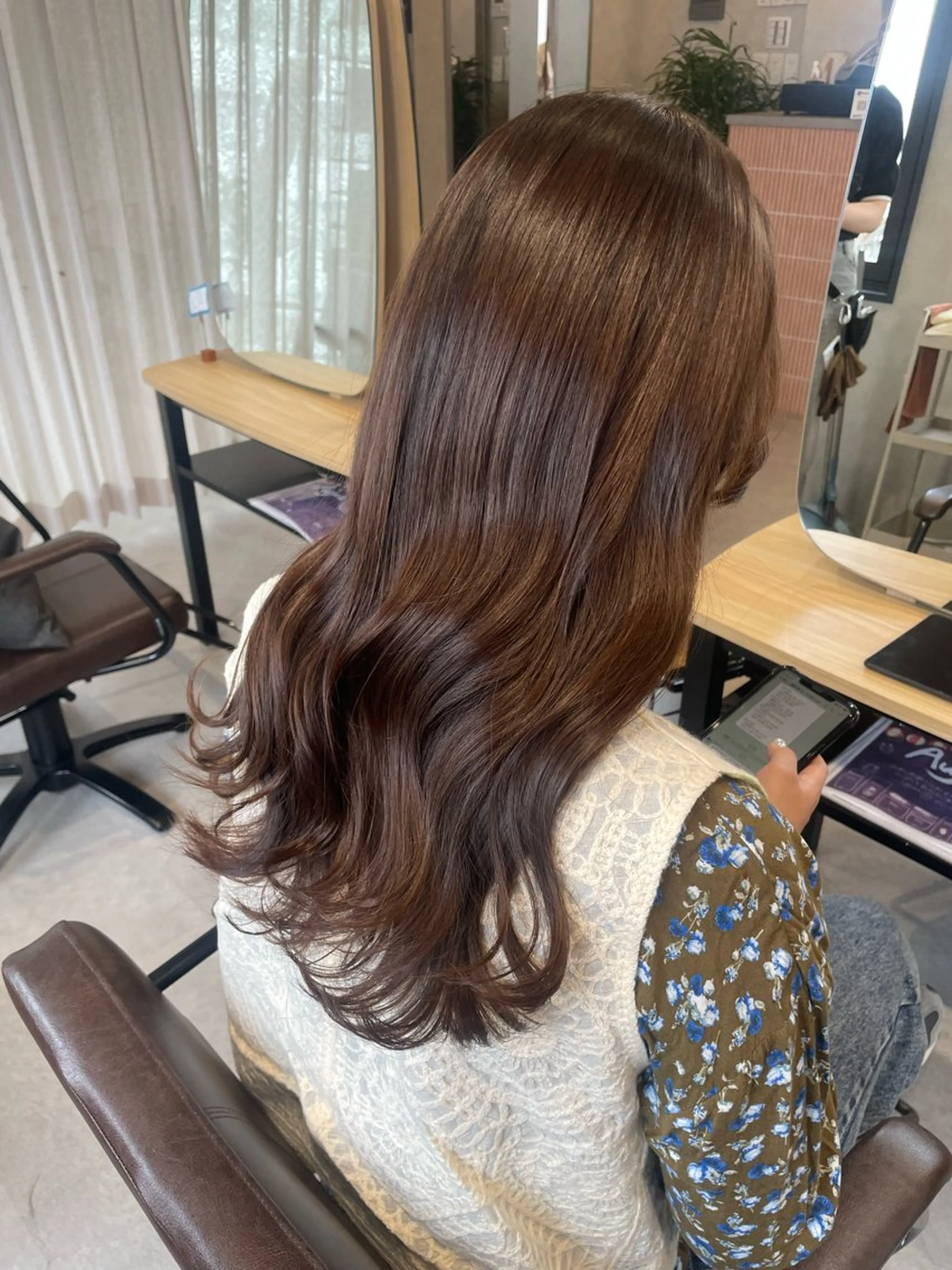 ロング カット トリートメント イヌマル アユ / Fier umedaのヘアスタイル