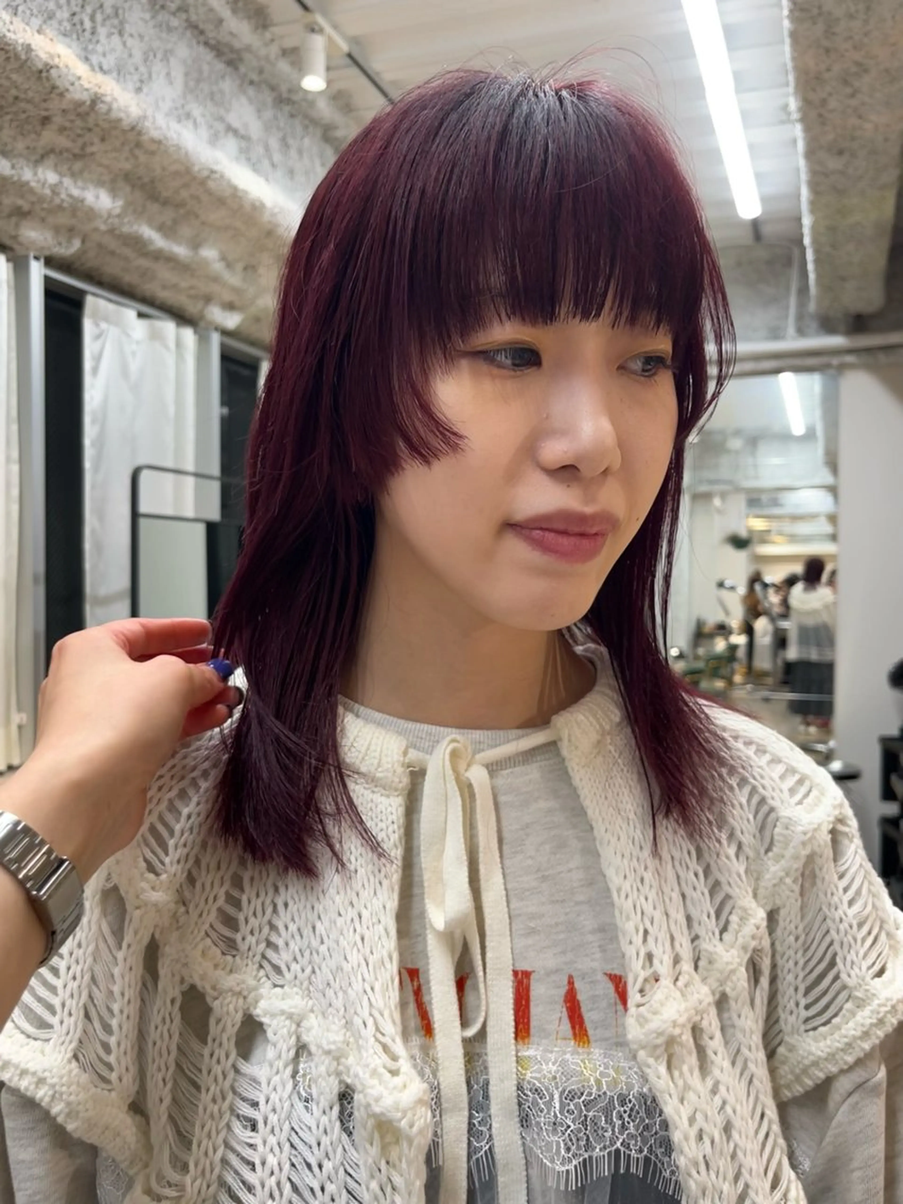 セミロング カラー ANY／ Nanaのヘアスタイル