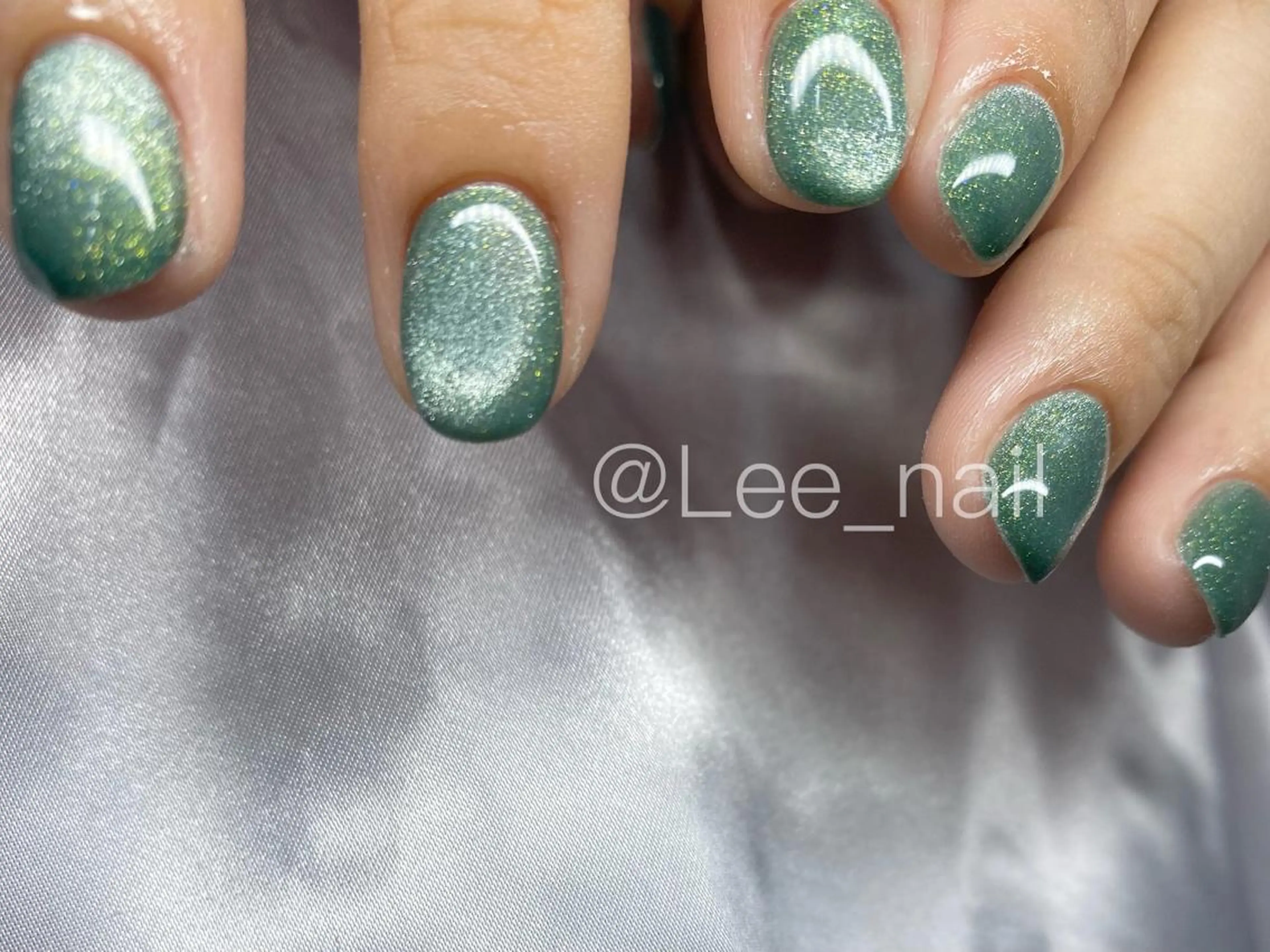 ネイル マグネットネイル ハンドネイル Lee_ nailのネイルデザイン