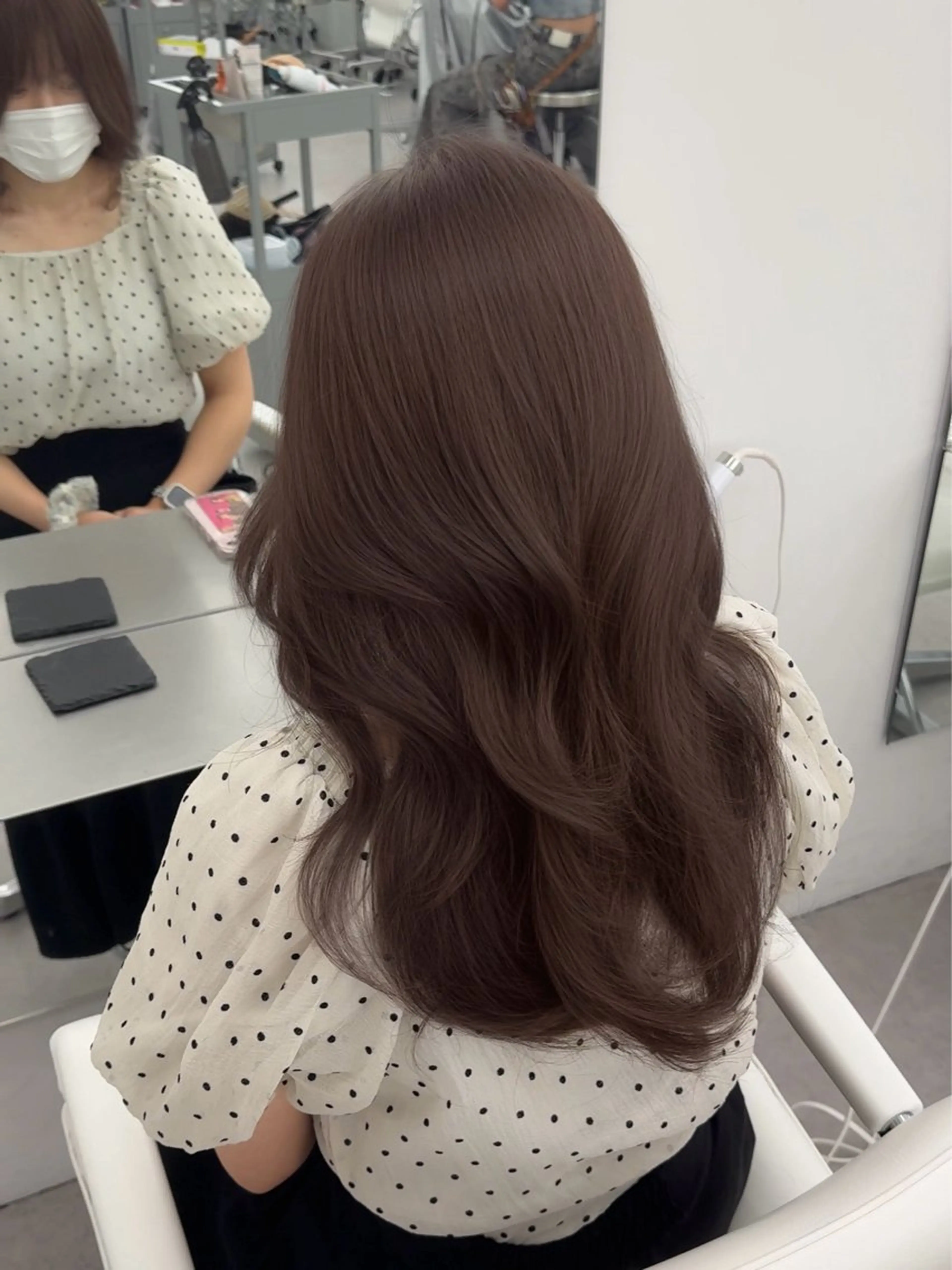 セミロング カラー ヘアアレンジ カット ヘアカラー トリートメント 最小顔周り&レイヤー 特化/池袋/kokiのヘアスタイル