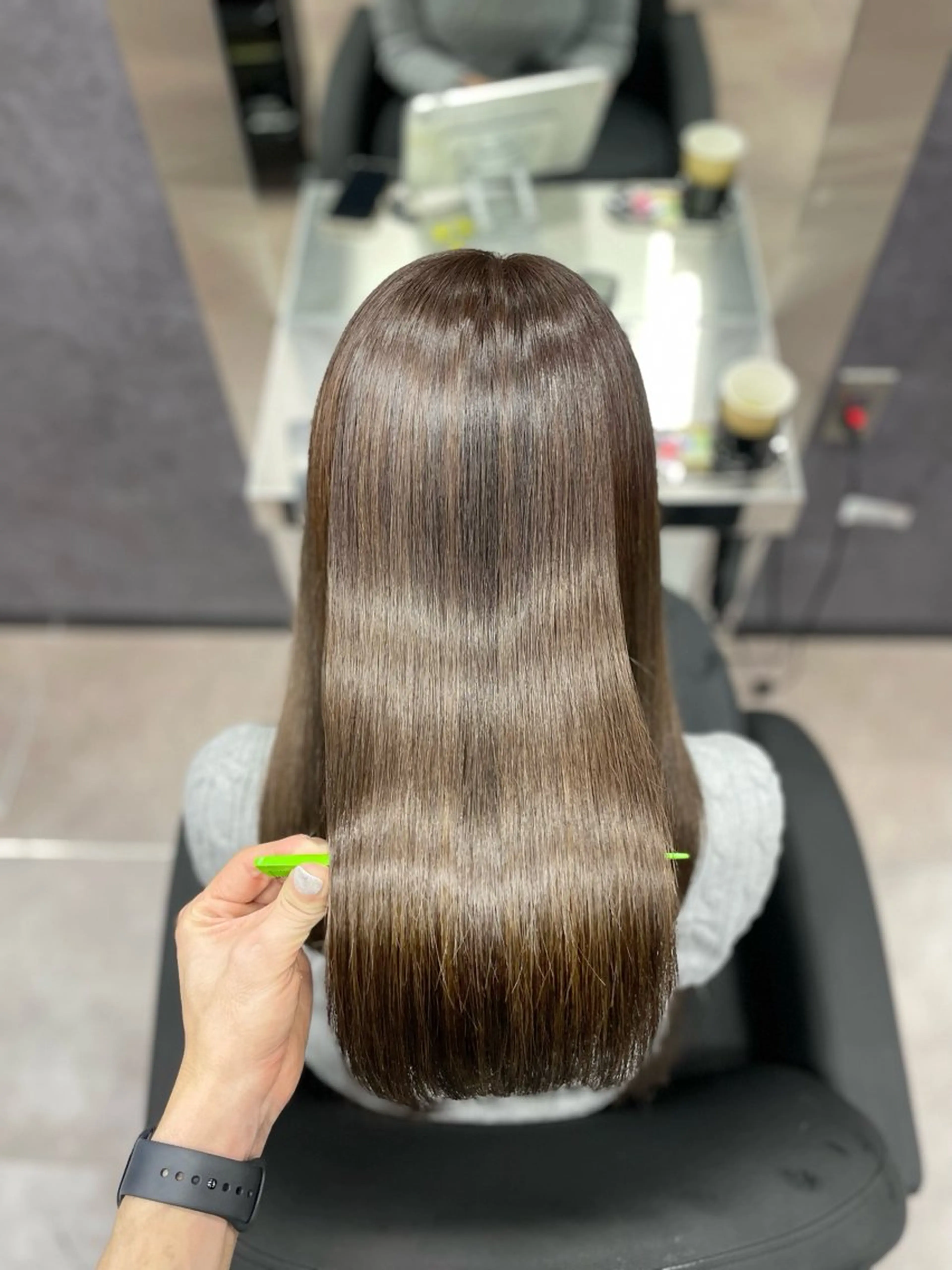 ロング カット ヘアカラー トリートメント CYNTHIADUE 店長✂︎IRISUのヘアスタイル