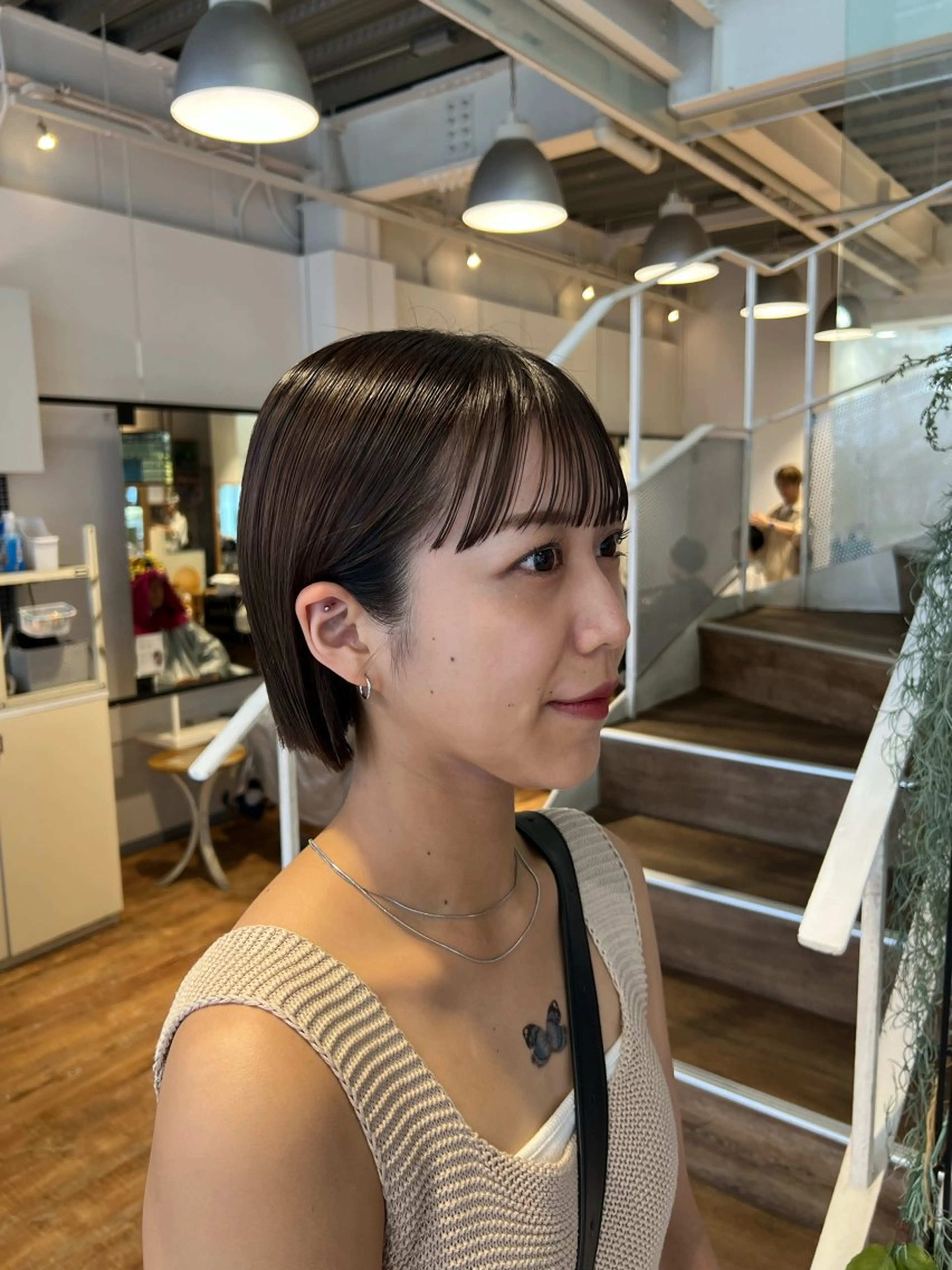 ショート ボブ カット ヘアカラー トリートメント インナーカラー♡ Nanakoのヘアスタイル