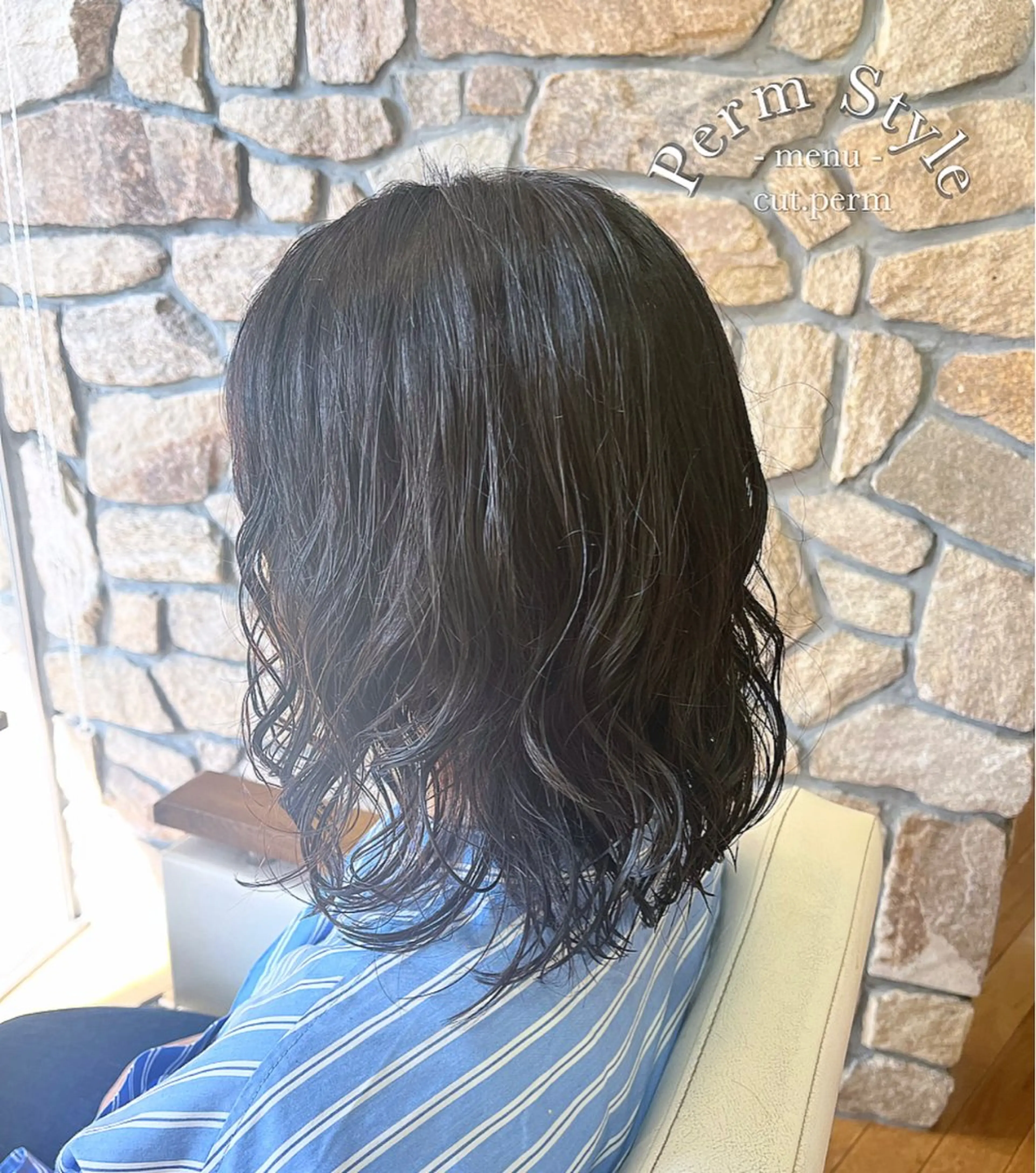 ミディアム ミディアムパーマ Rina.💎🫧 小松里奈のヘアスタイル