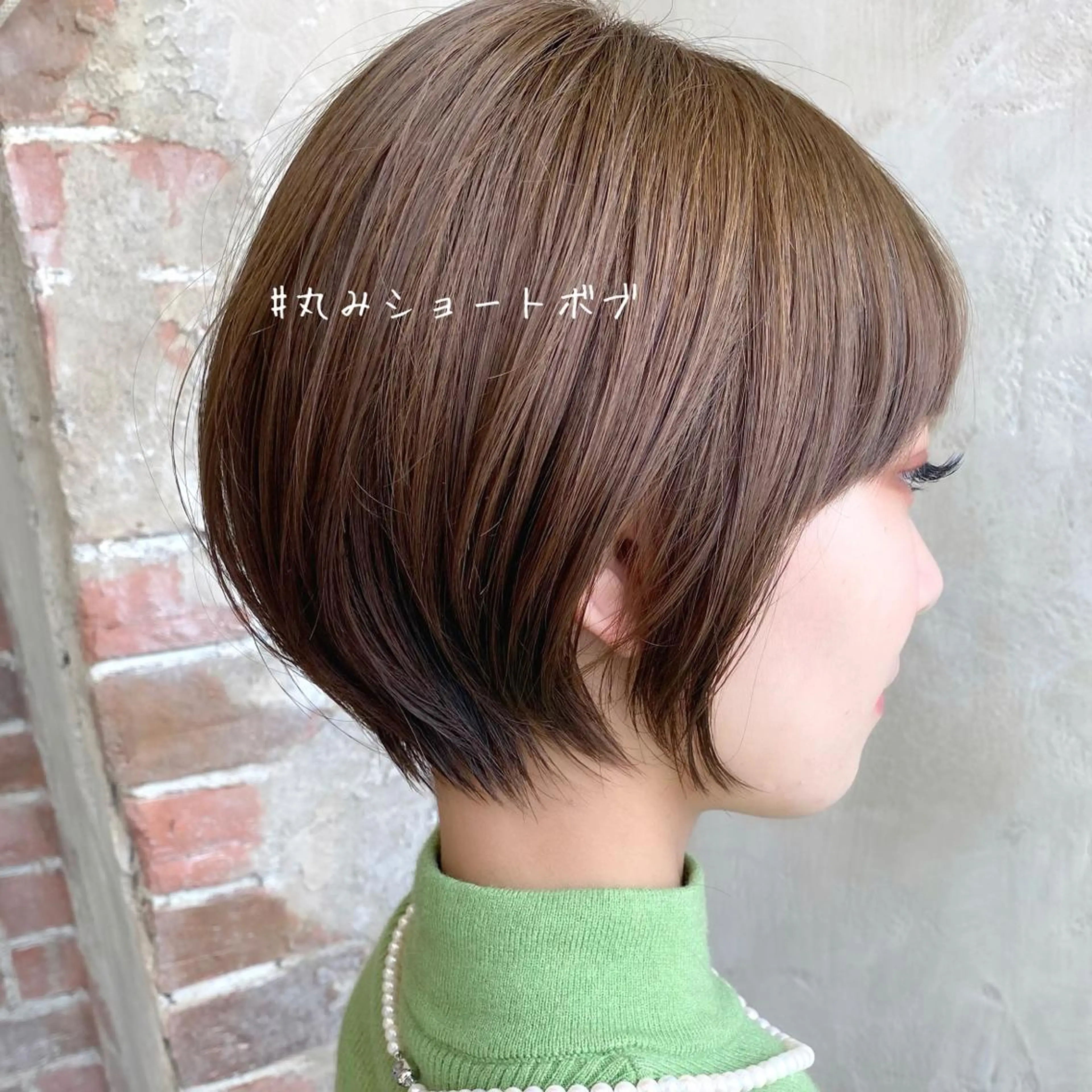 ショート ショートボブ ボブ ショートヘア On所属・新宿　ショート・ボブ カットモデル募集のヘアスタイル