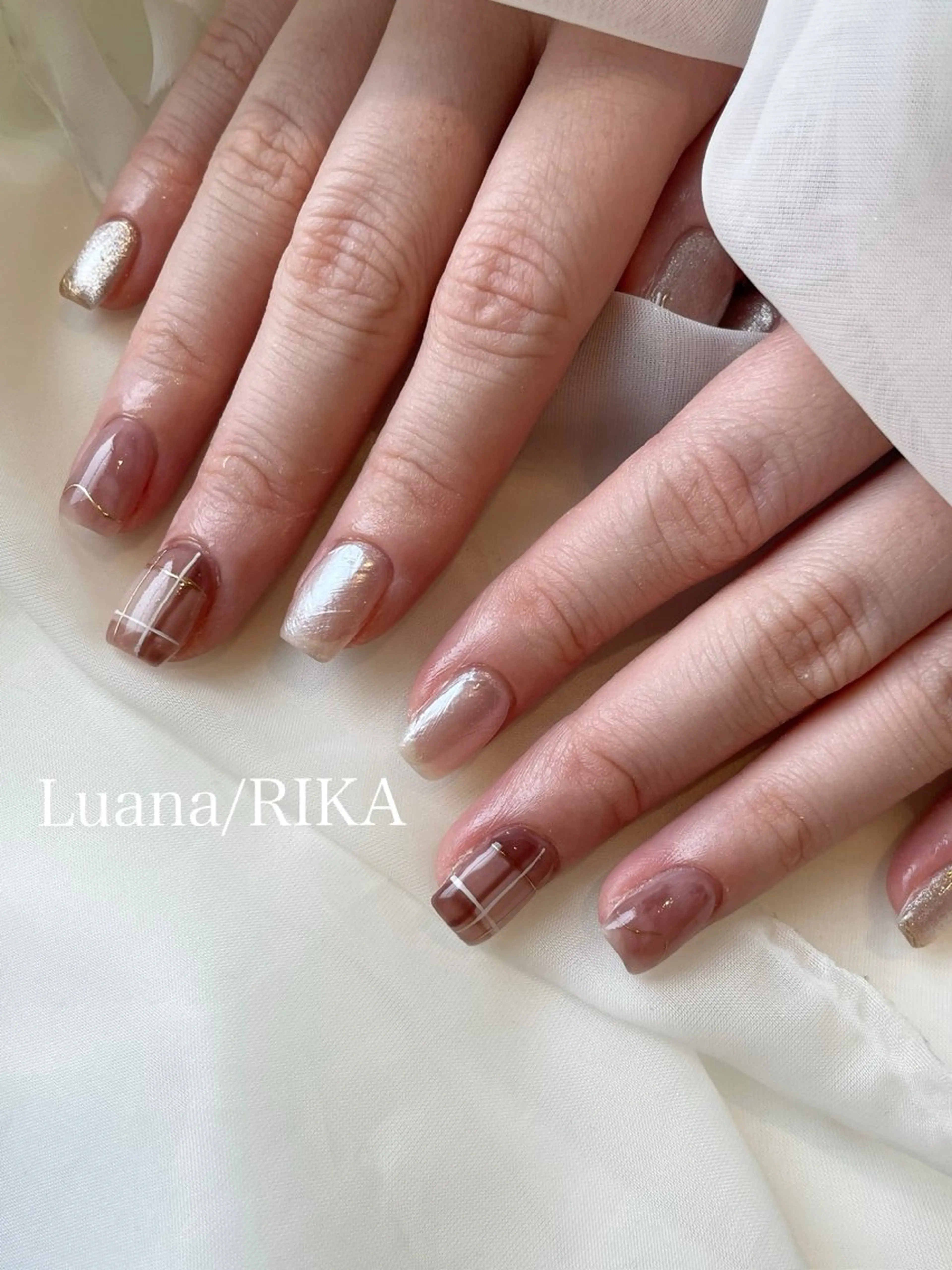 ネイル ハンドネイル Nail Salon Luana Rikaのネイルデザイン