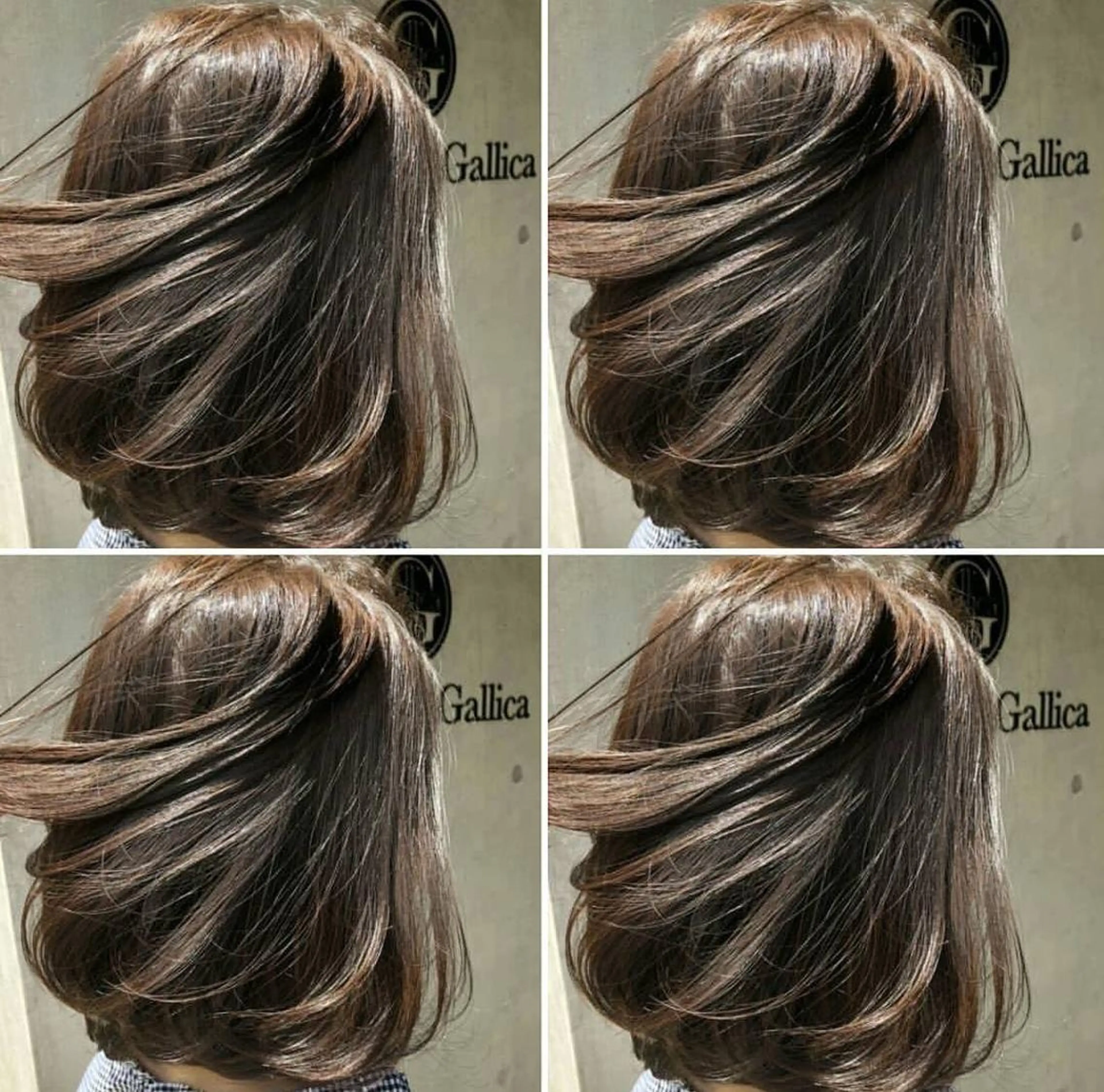 ミディアム カラー 圧倒的透明感カラー nana🦕のヘアスタイル