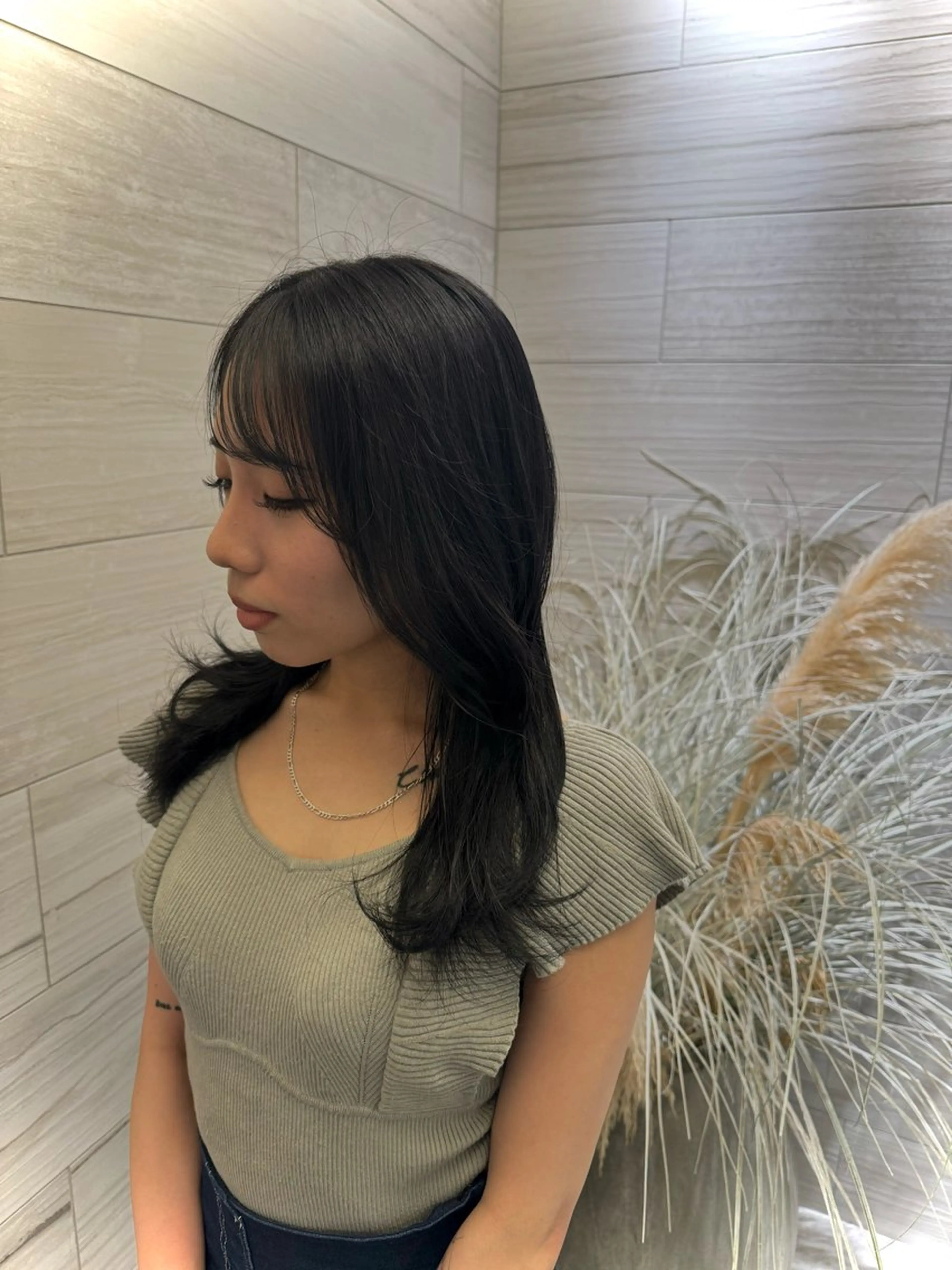 セミロング くびれヘア Cloe 堀江店所属・山口 千晶のヘアスタイル