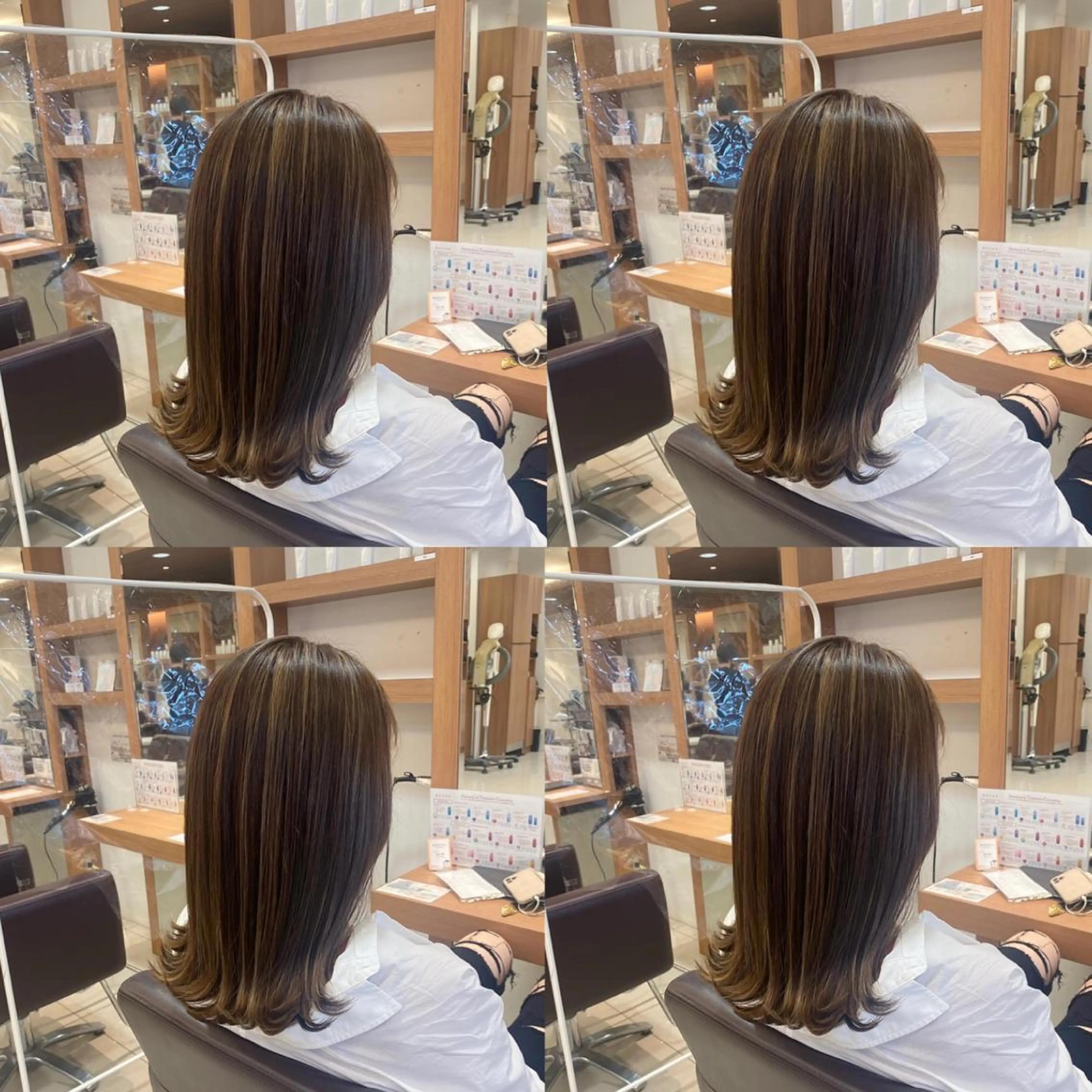ミディアム ヘアカラー トリートメント 【カラー指名No 1✨】原田響のヘアスタイル