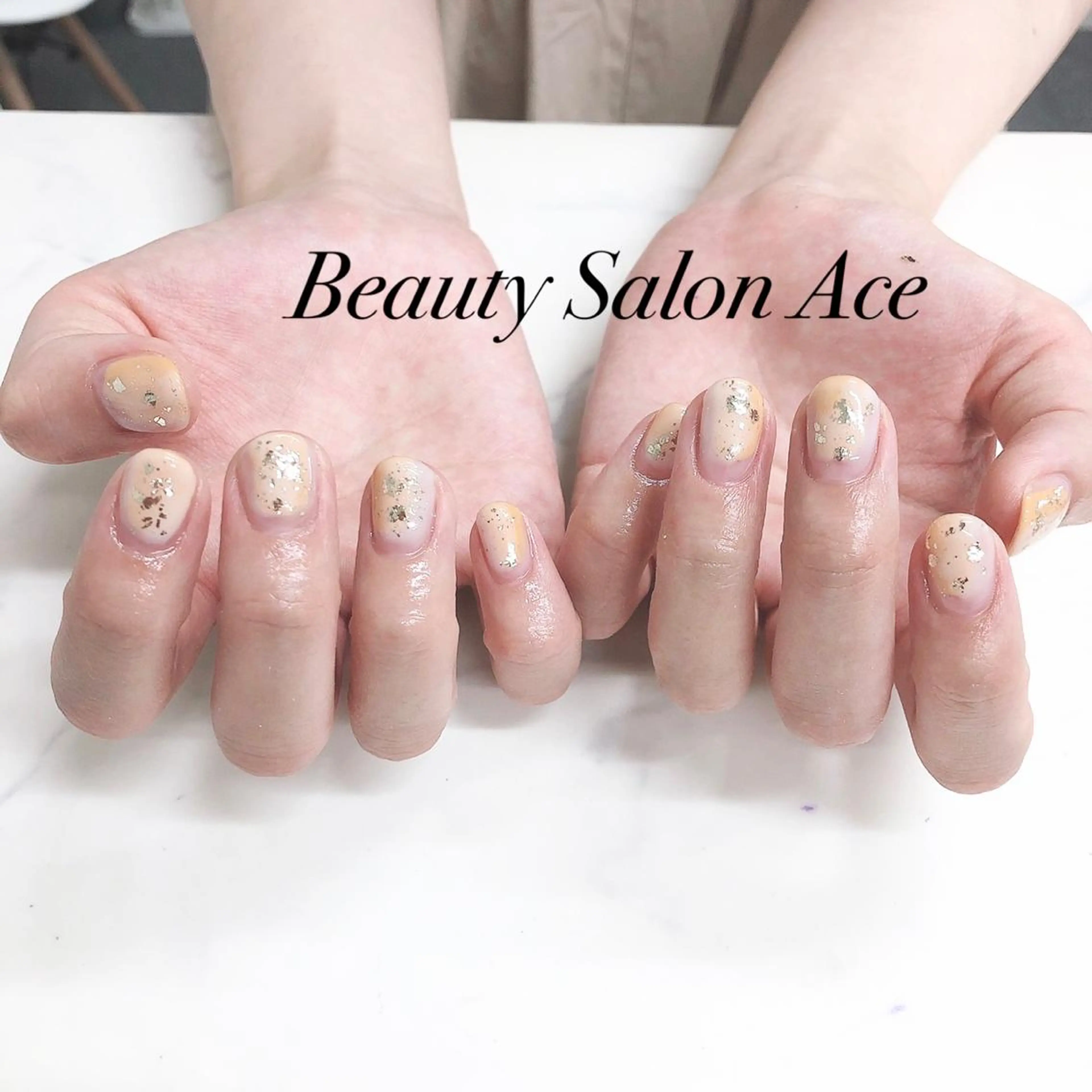 ネイル メンズネイル ニュアンスネイル Beauty Salon Ace(ネイルサロン エース)所属・池袋フィルイン Ace♡長さだしのネイルデザイン