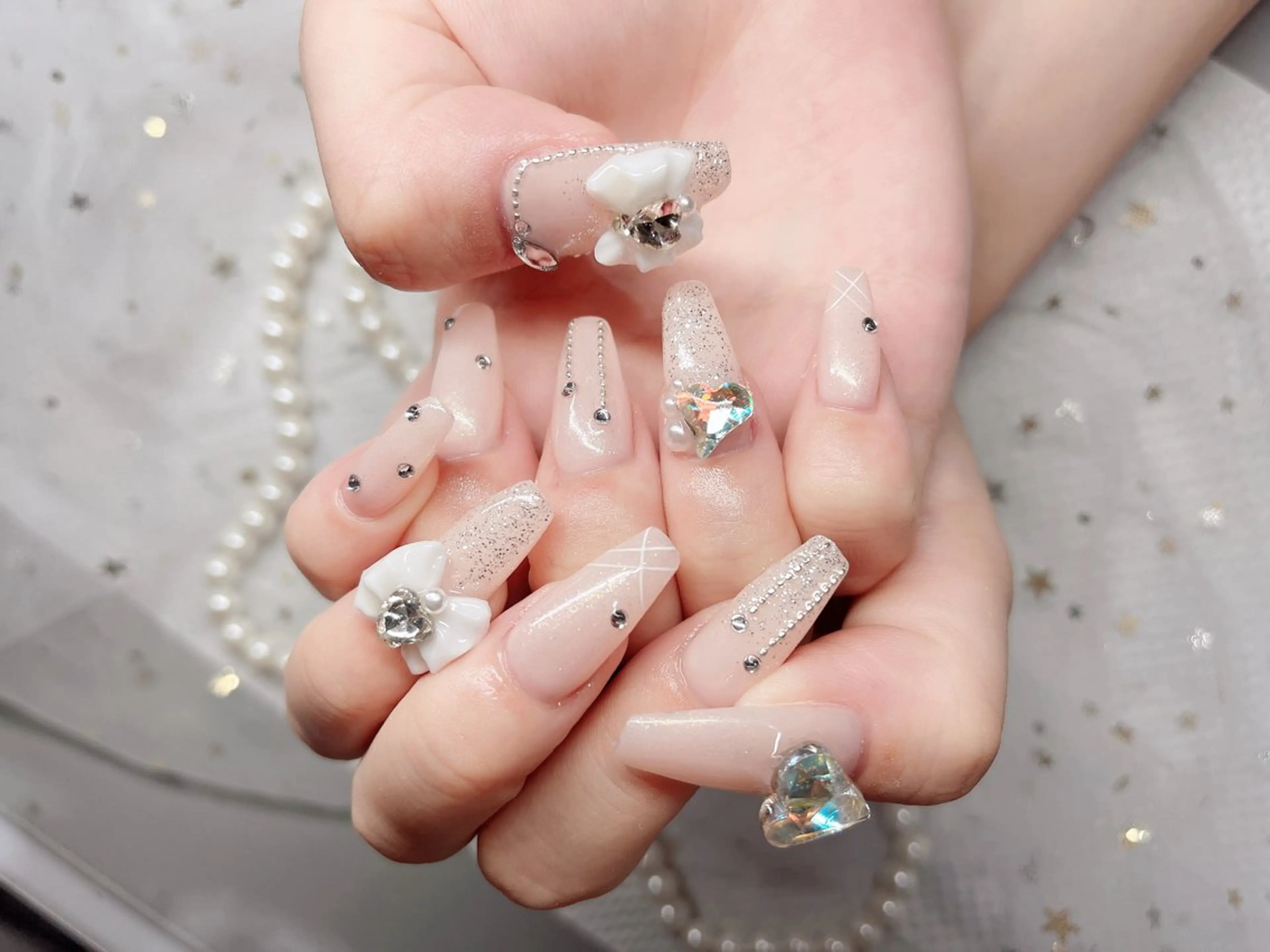 ネイル ハンドネイル ximina ネイルサロン北堀江のネイルデザイン