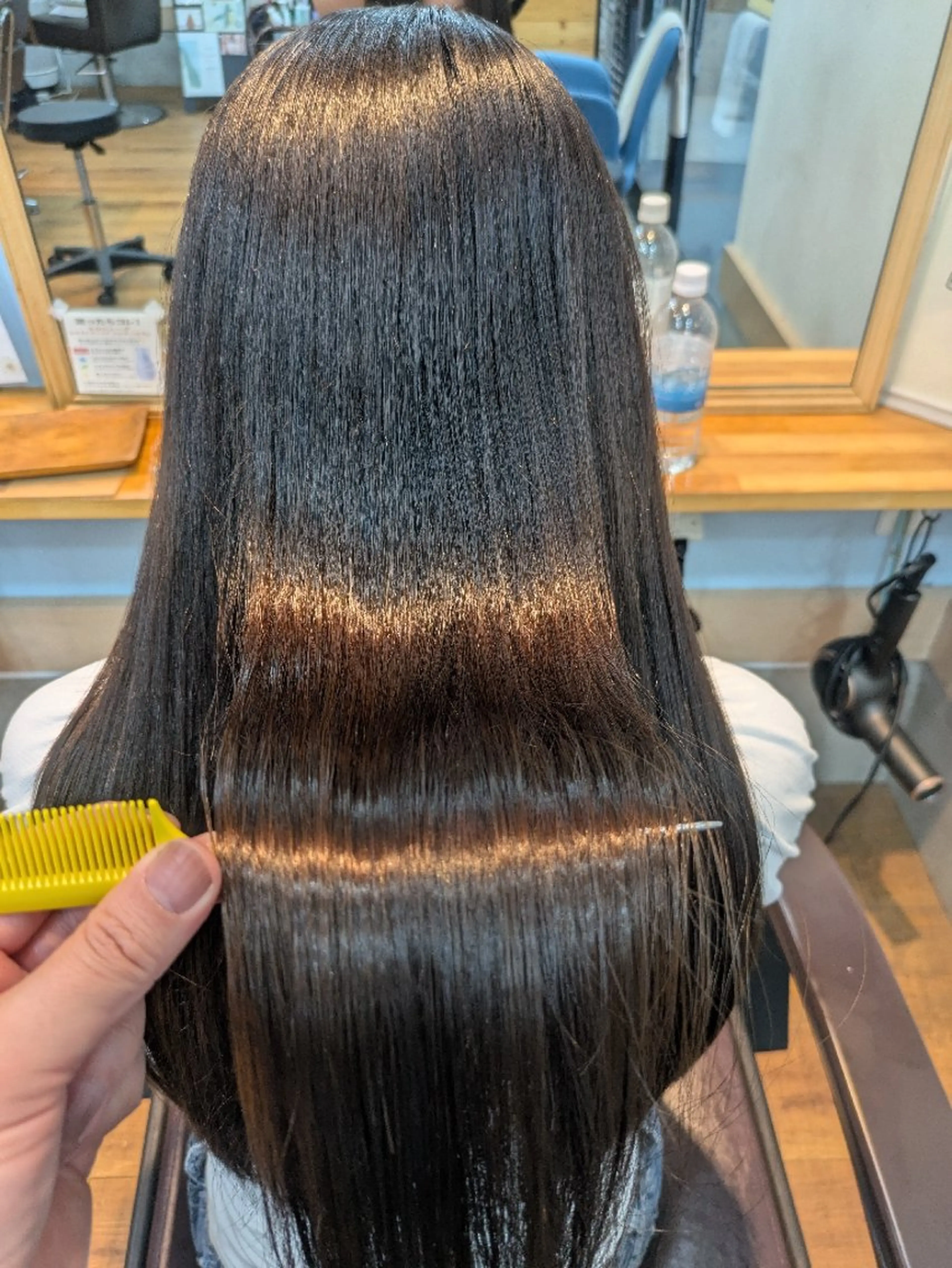 ロング トリートメント 髪質改善アンブリーチ 店長みやけななのヘアスタイル