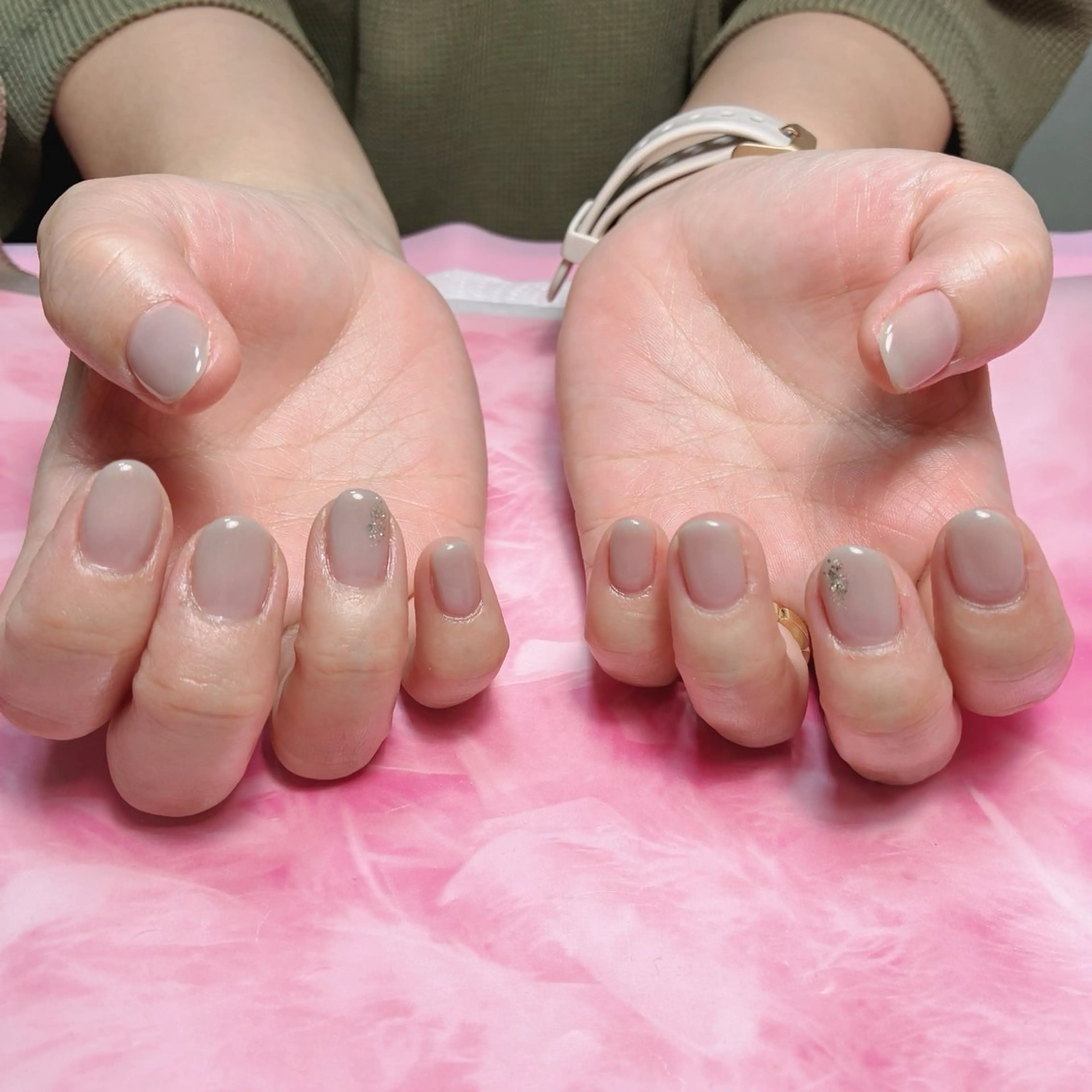 ショート ハンドネイル hs nail salonのネイルデザイン