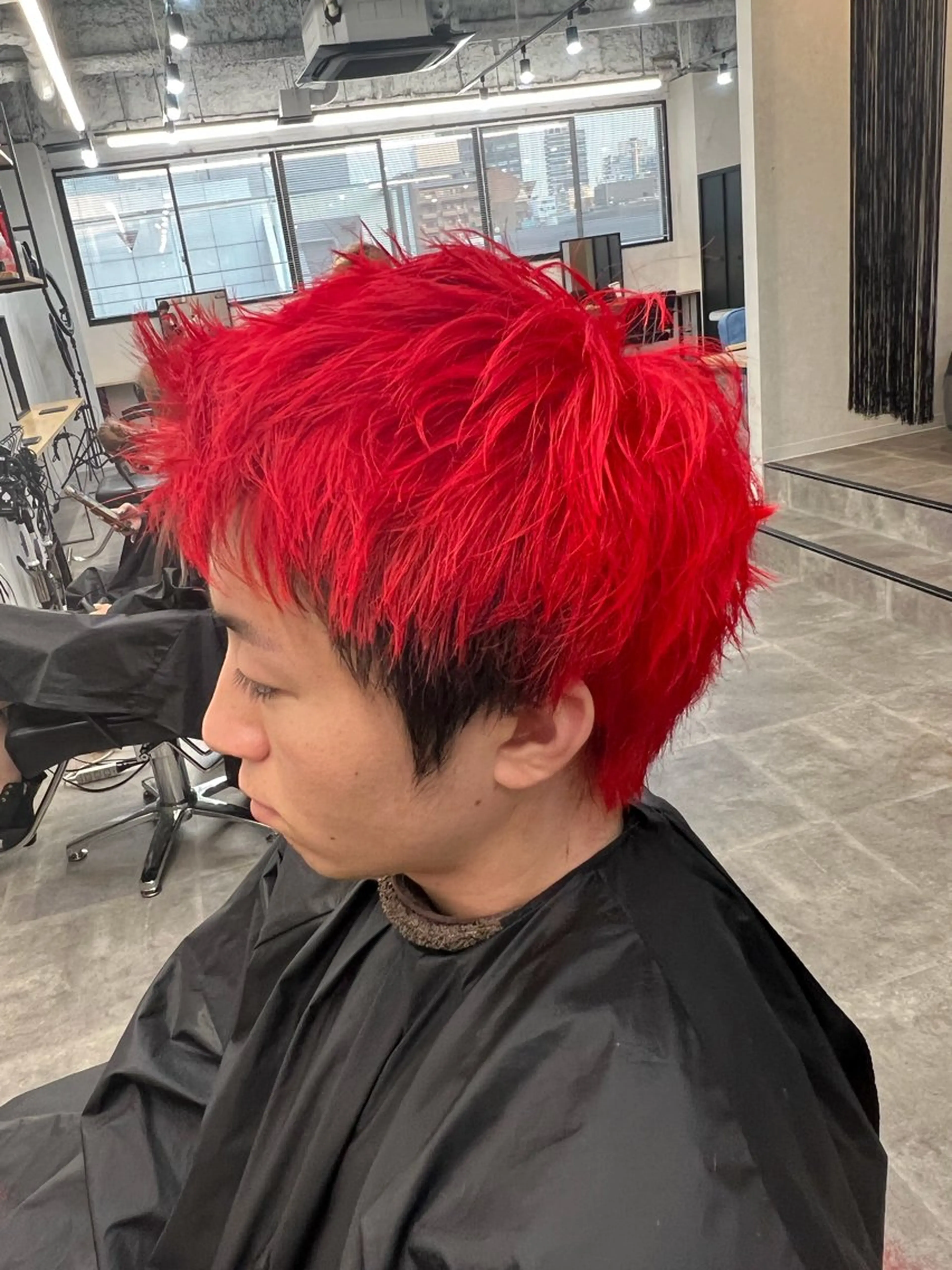 カラー メンズ カット ヘアカラー L. OSAKAのヘアスタイル