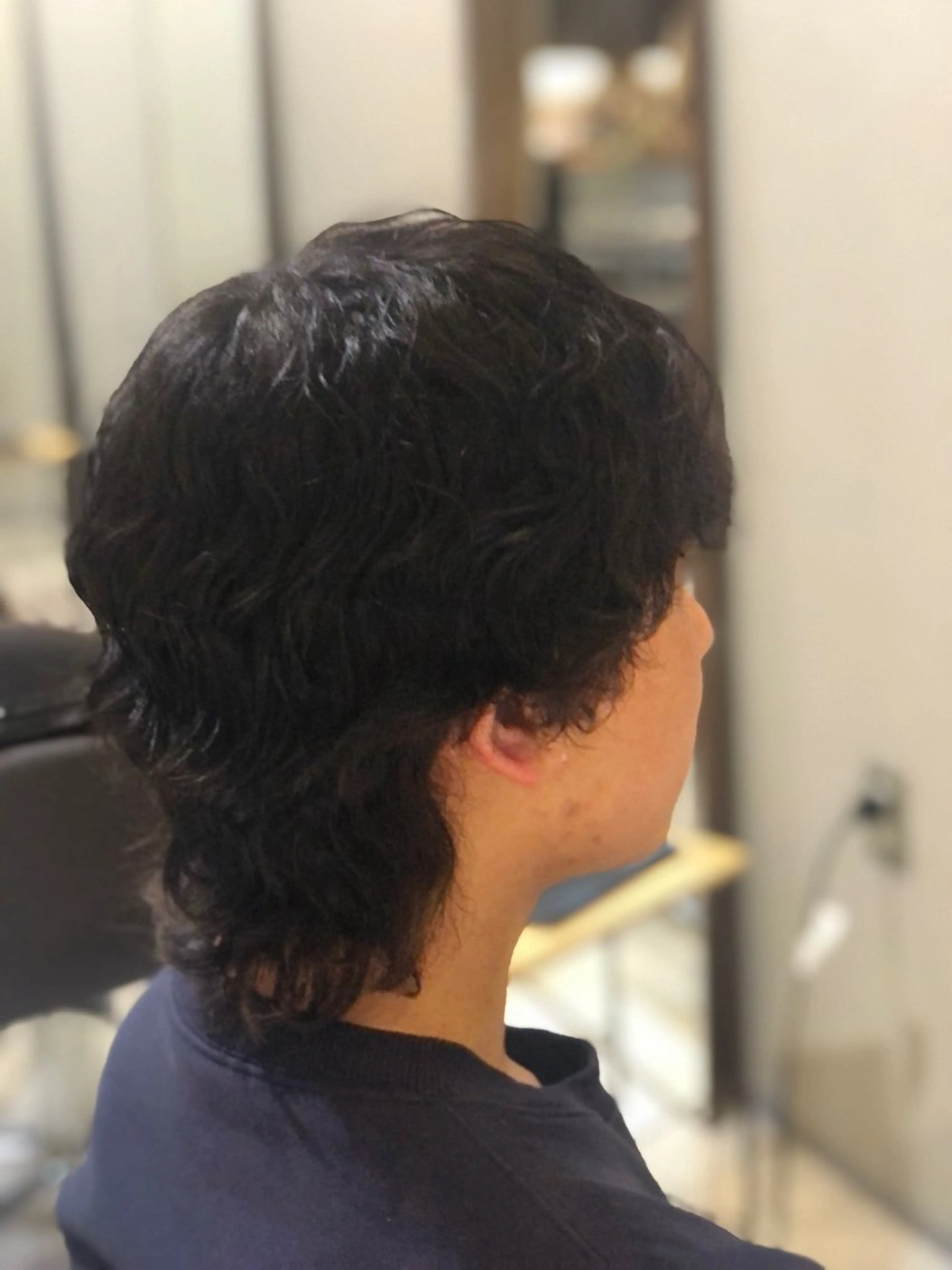 メンズ マッシュウルフ マッシュ メンズウルフカット ウルフカット latva所属・latva:メンズ ✂︎Riko...のヘアスタイル