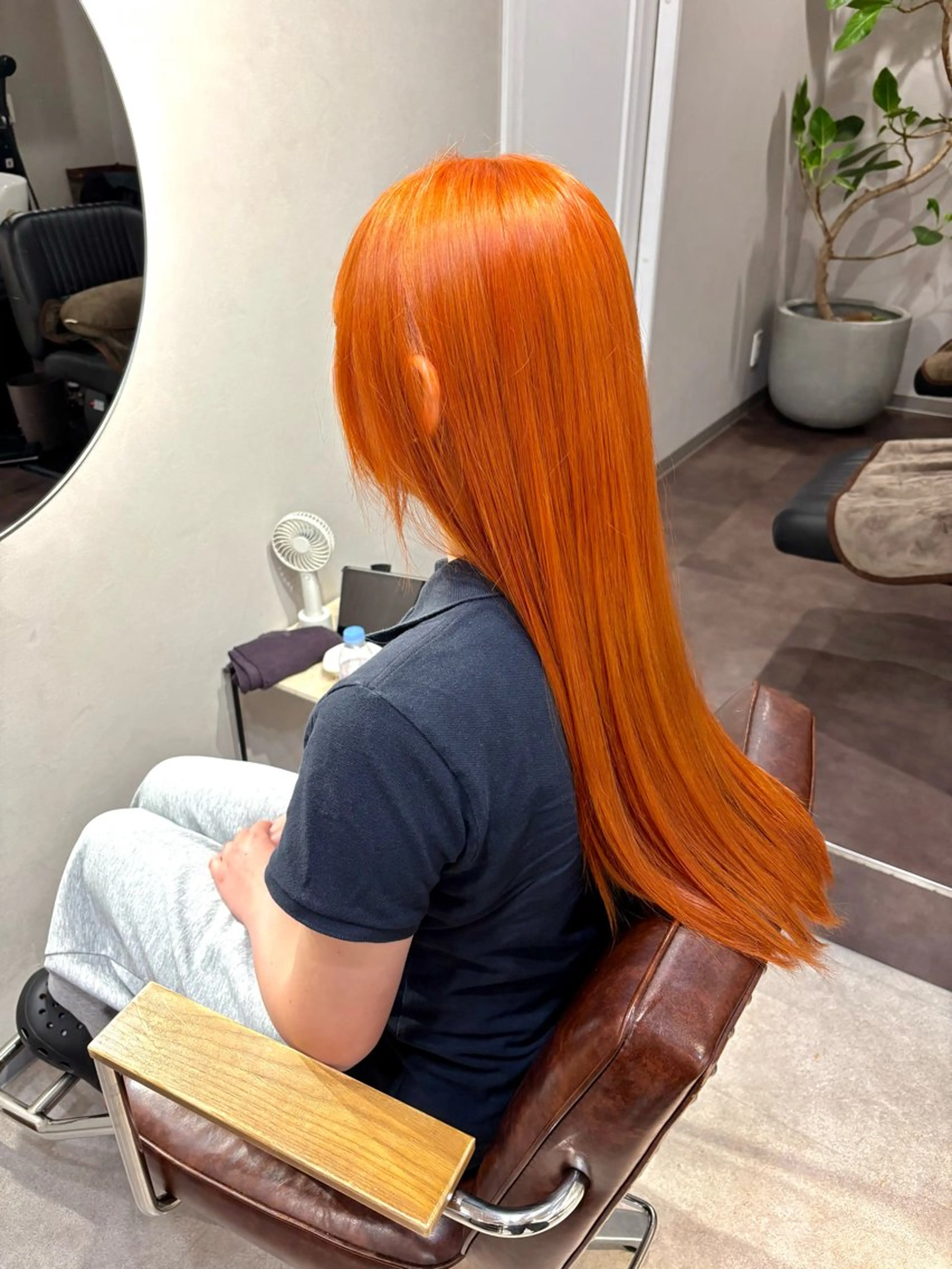 ロング ヘアカラー 野口 咲愛のヘアスタイル