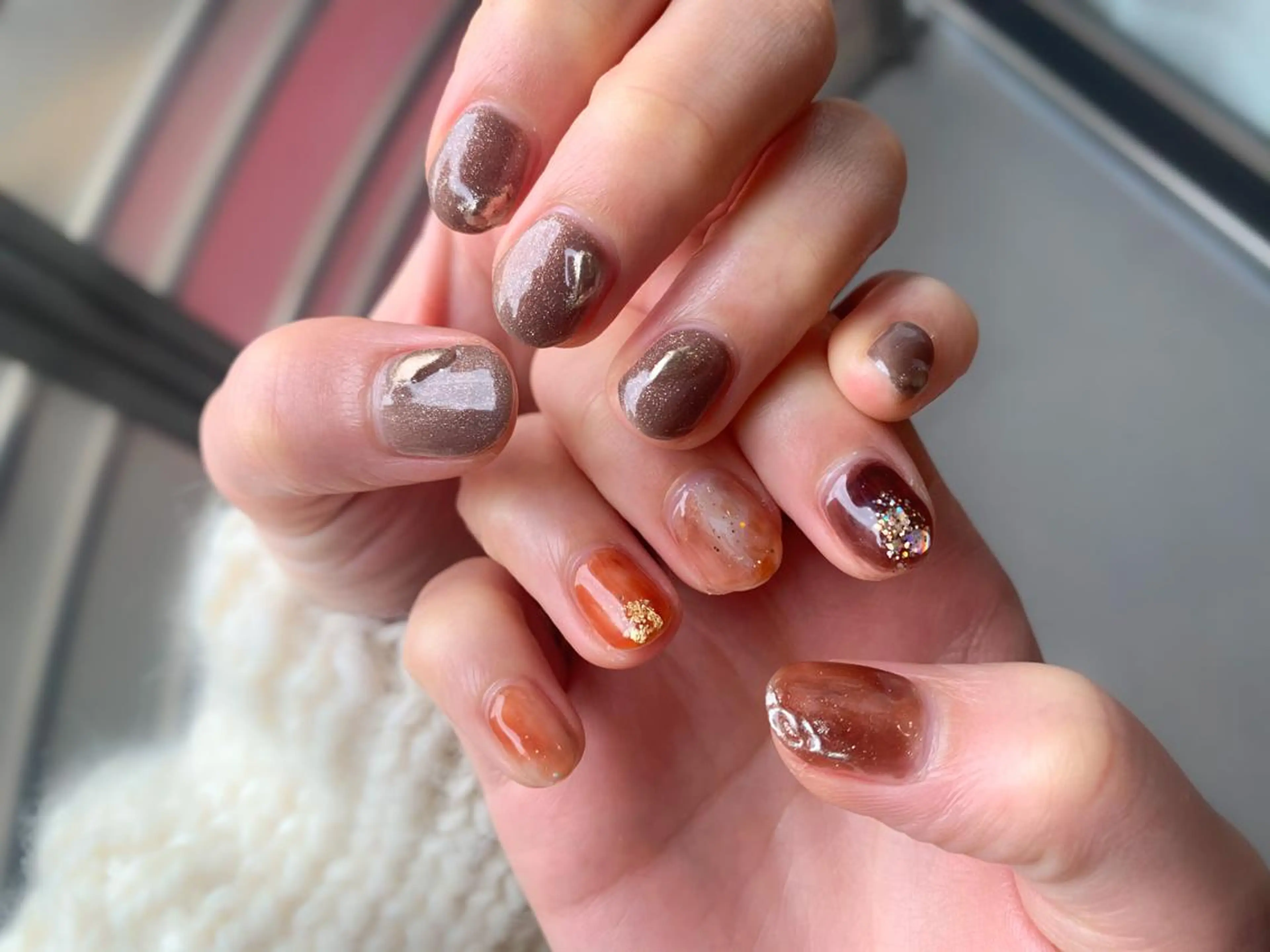 ネイル ニュアンスネイル nail* runa🌻のネイルデザイン