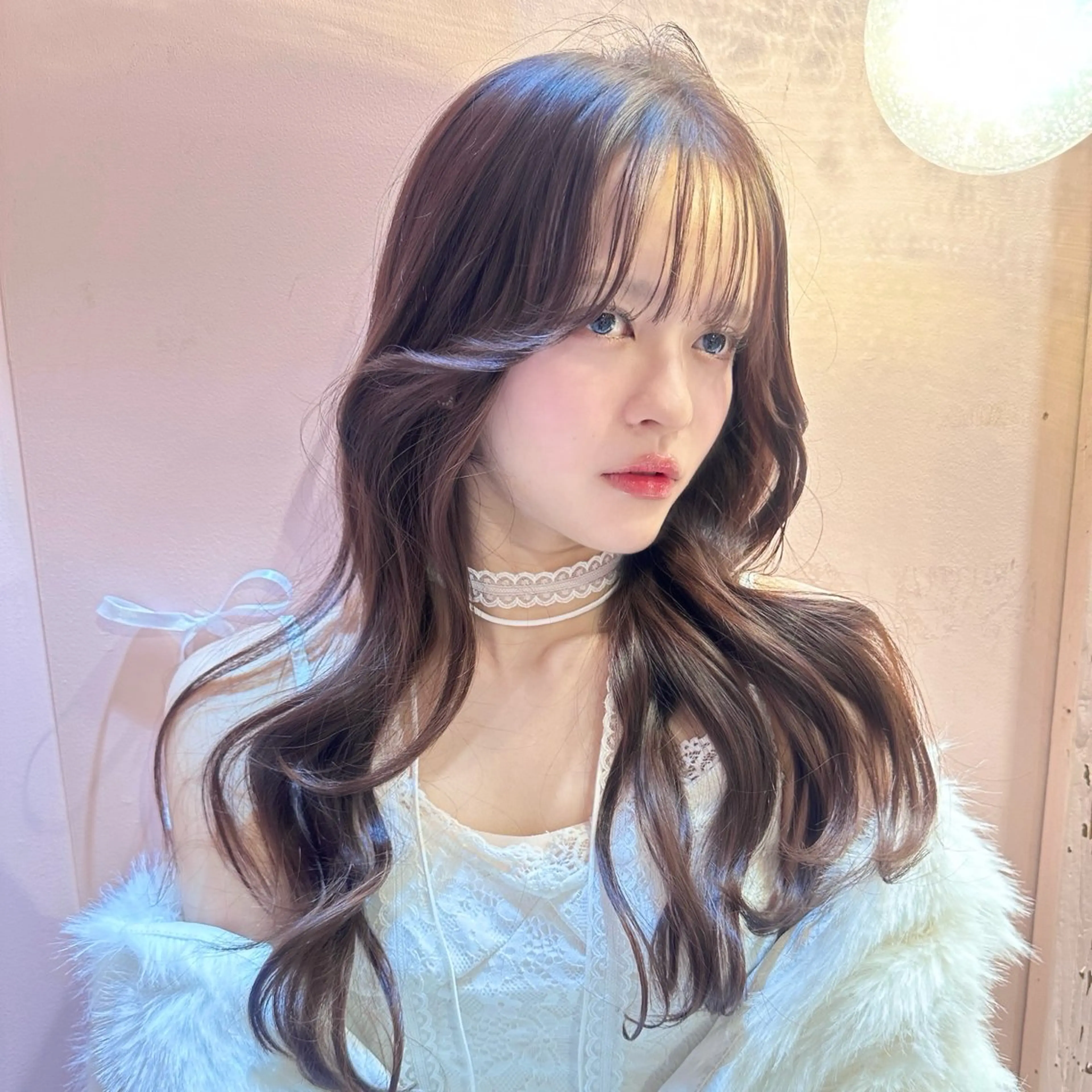 ロング カラー 上品うるツヤ韓国ヘア 🤍Hanaのヘアスタイル