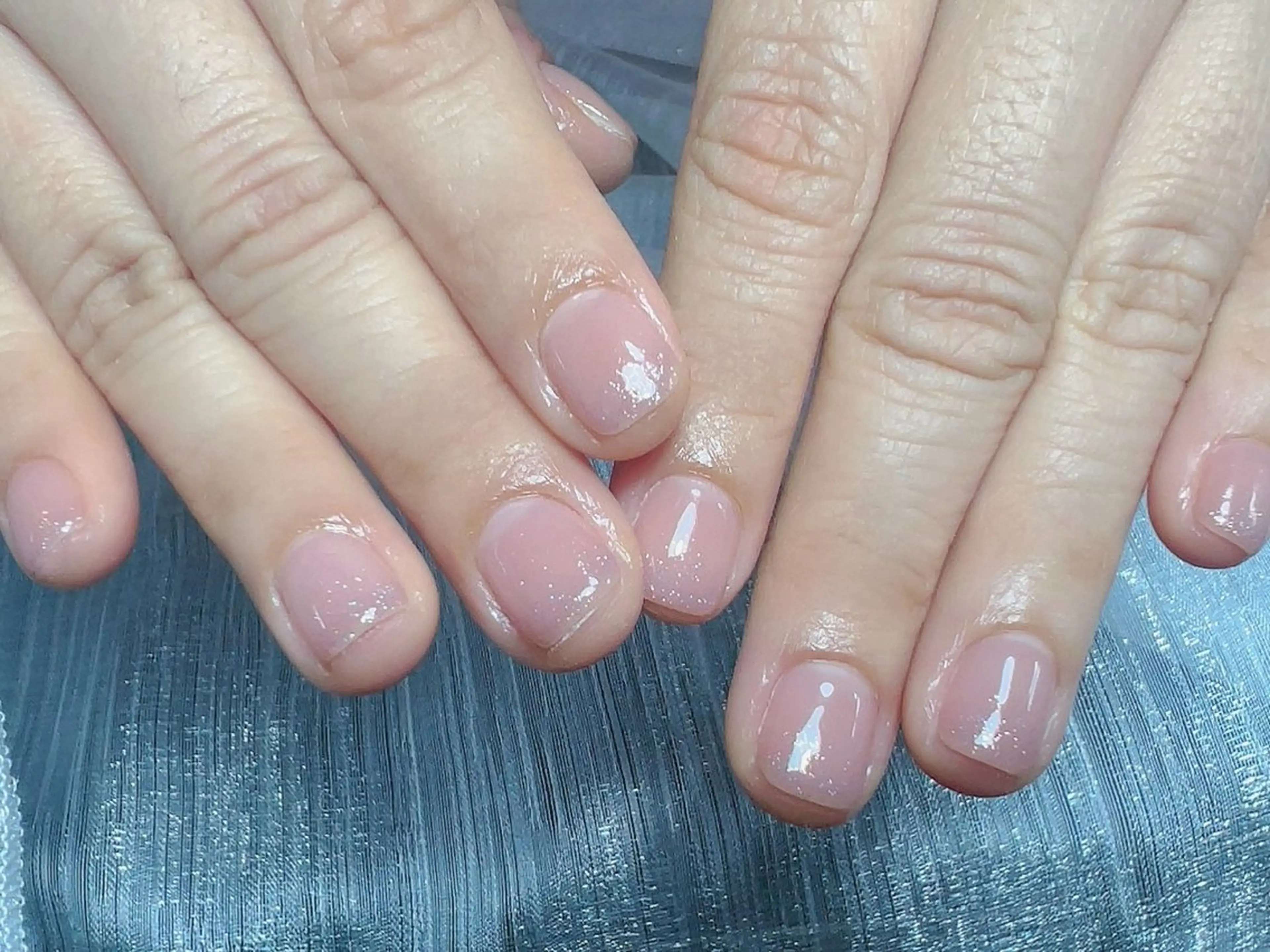 ネイル 長さ出し フレンチネイル グラデーション マグネットネイル マグネットフレンチ ハンドネイル ハンドケア ⭐️Dreamy Nail⭐️のネイルデザイン