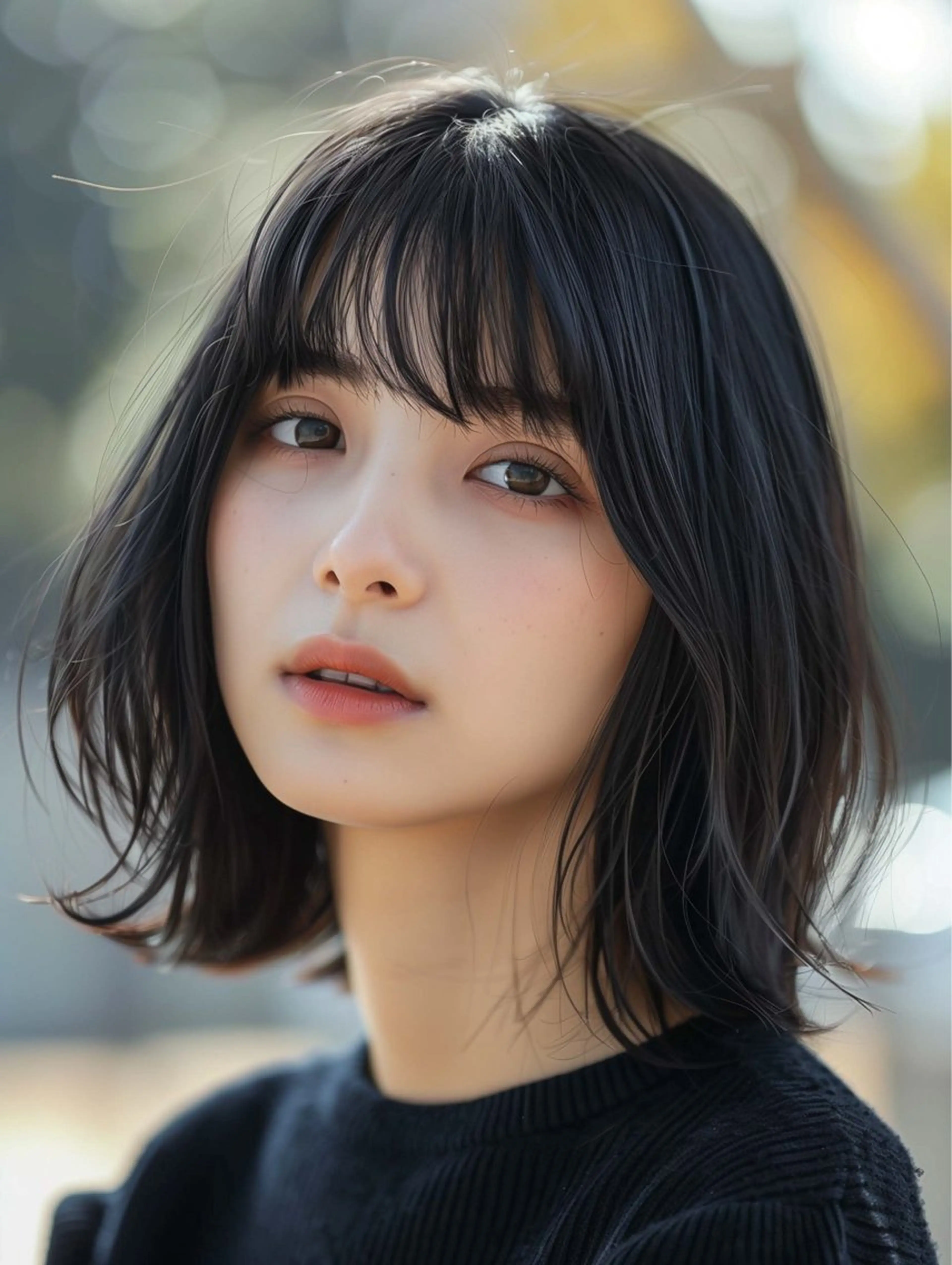 ミディアム カラー L'aube by luclu所属・笠谷 正之のヘアスタイル