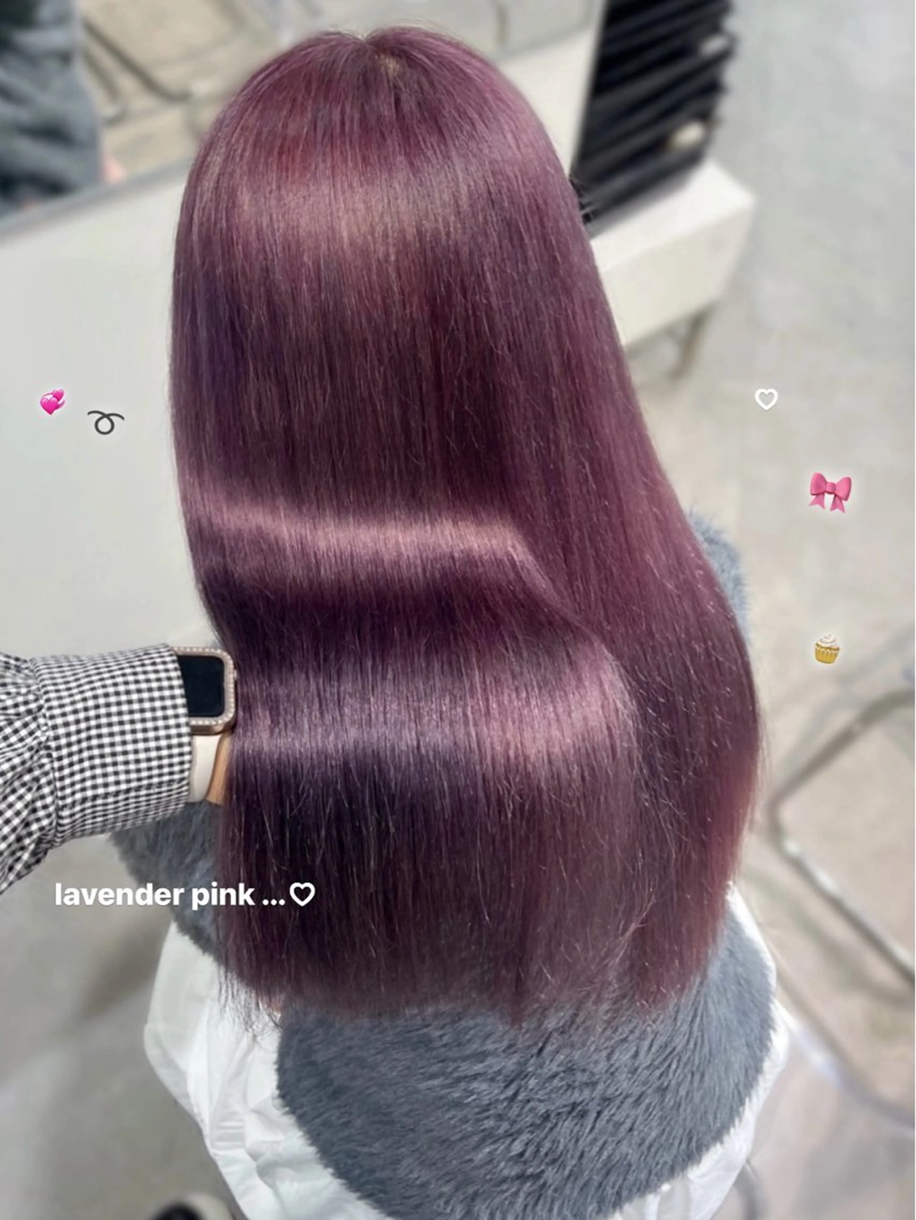 ロング カラー 🩰ピンクベージュ 💞midori🩰のヘアスタイル