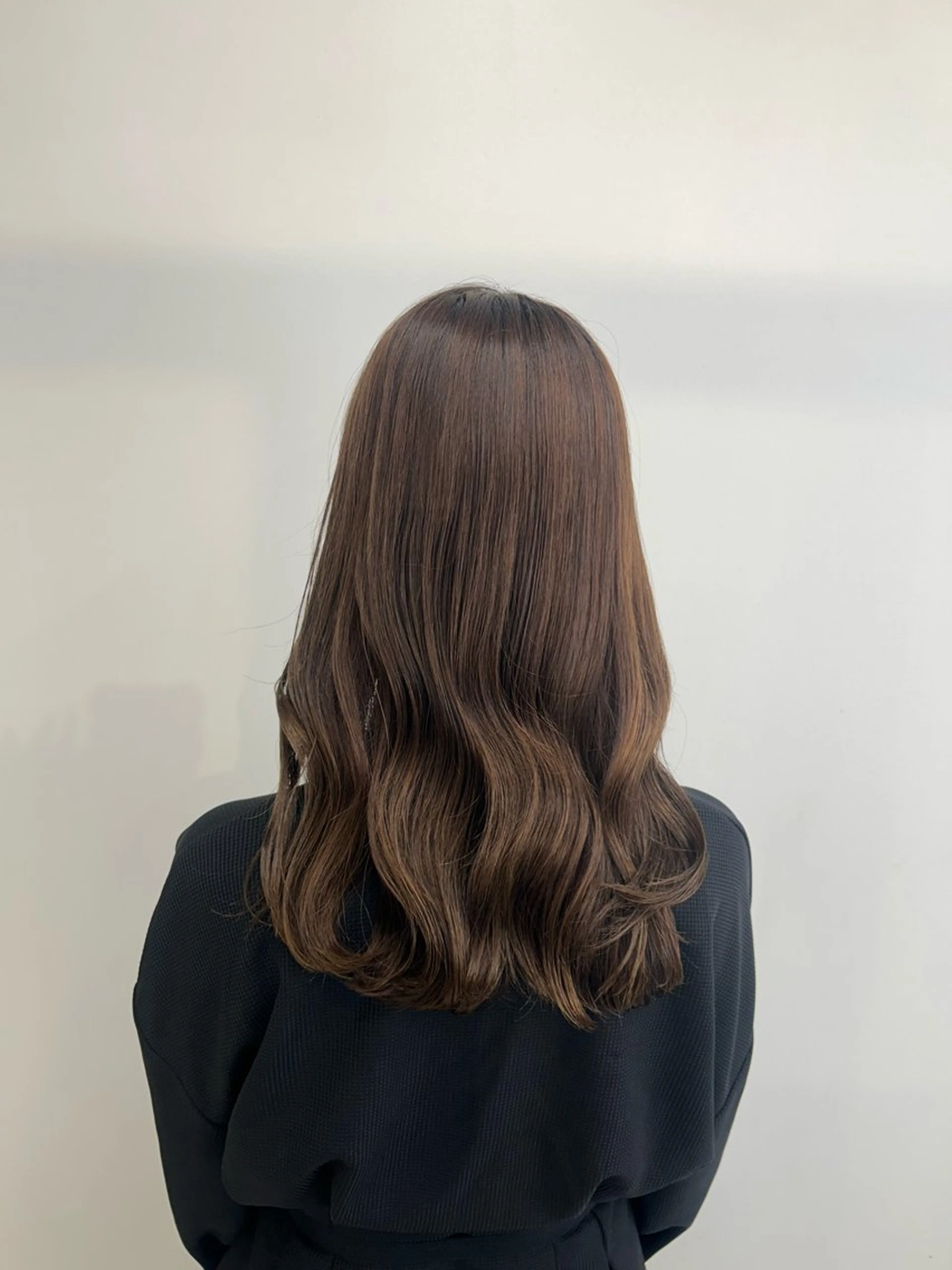 ロング チョコレートブラウン ヘアカラー トリートメント 🍀秋山 桃子🍀のヘアスタイル