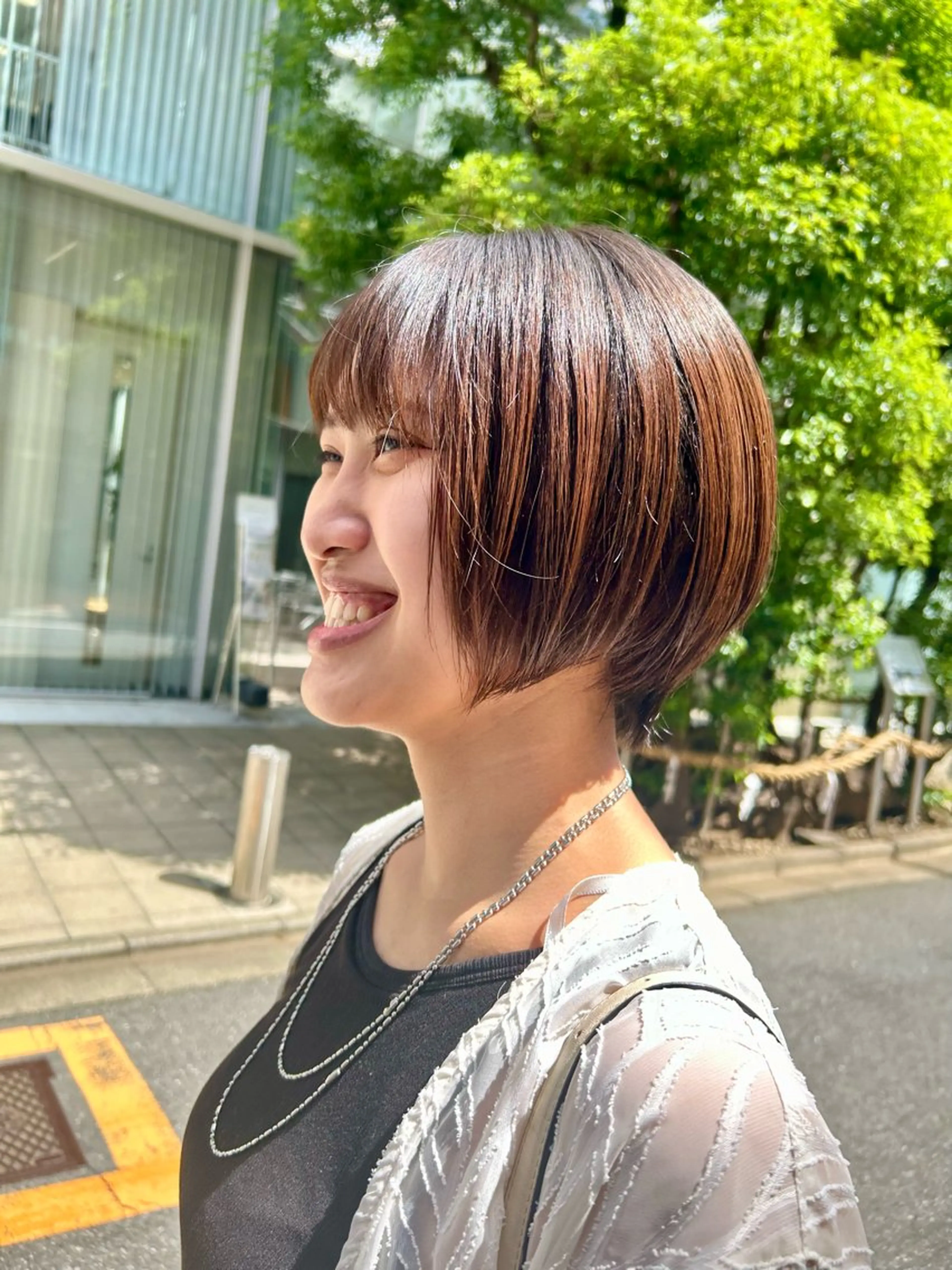 ショート RENJISHI  KICHIJOJI所属・🌈🧡ヤマダ ヒロナ🌈🧡のヘアスタイル