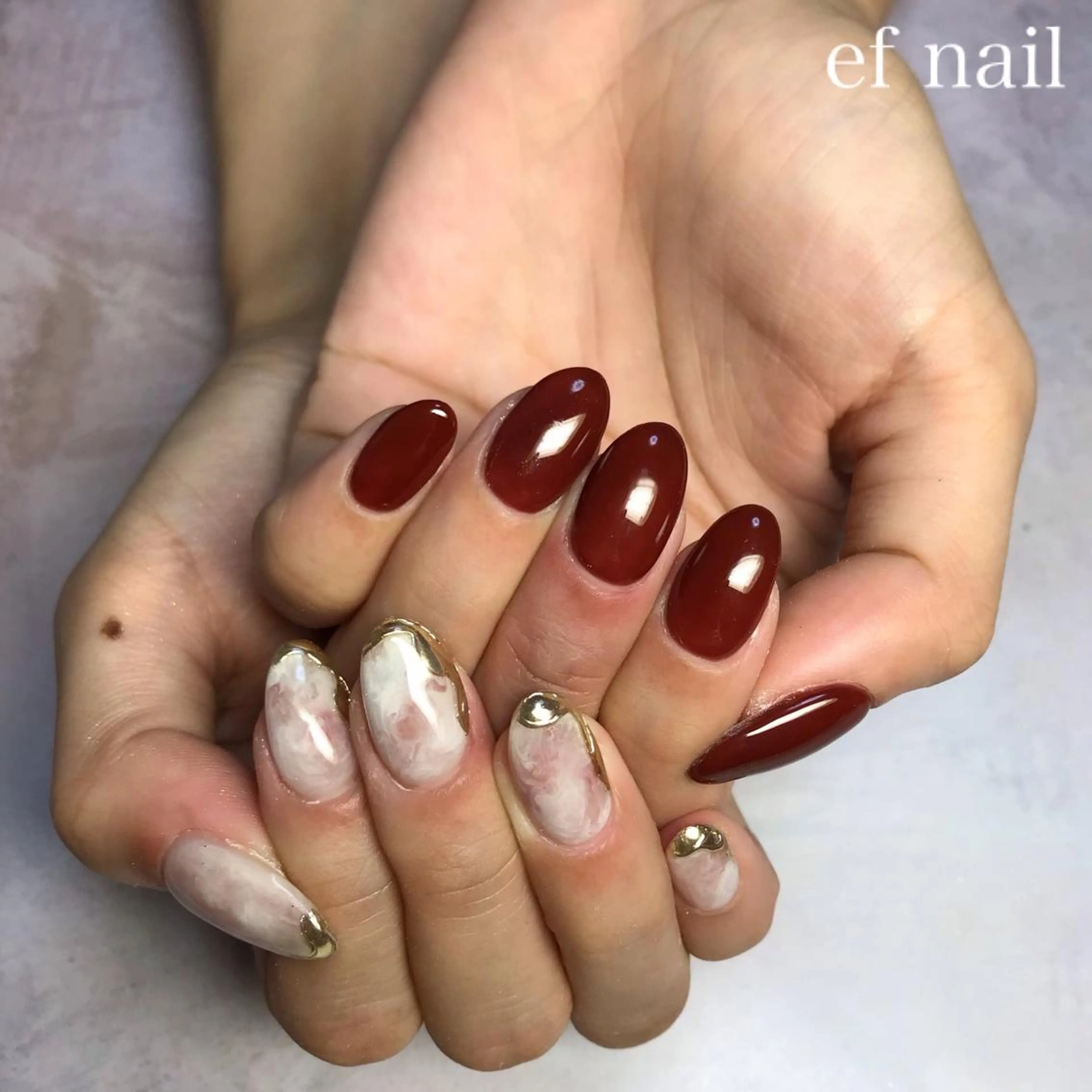 ネイル ハンドネイル ef nailのネイルデザイン