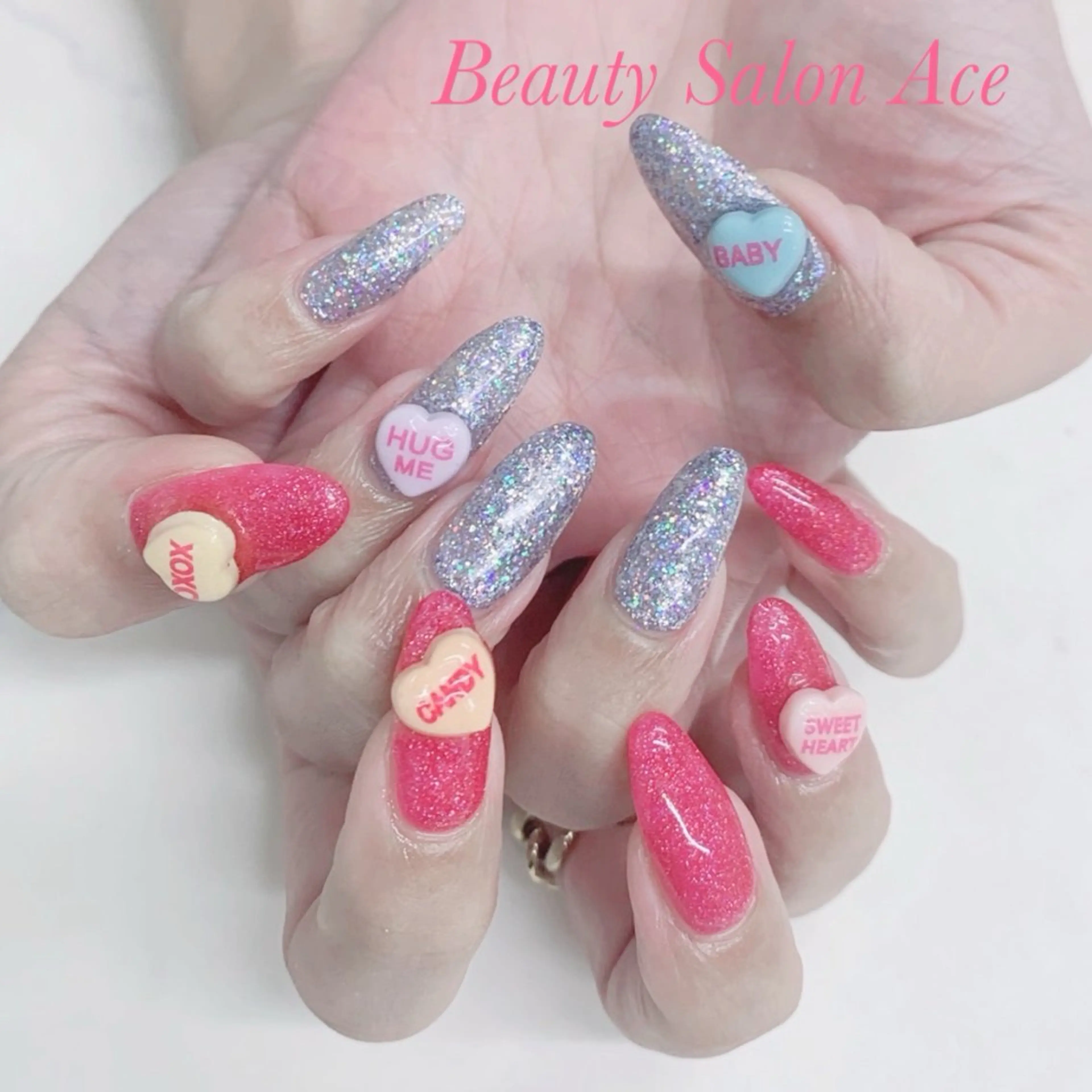 ネイル ラメ(グリッター) メンズネイル ニュアンスネイル ワンカラーネイル ハンドネイル ハンドケア Beauty Salon Ace（ネイルサロン　エース）所属・フィルイン専門店 Aceのネイルデザイン