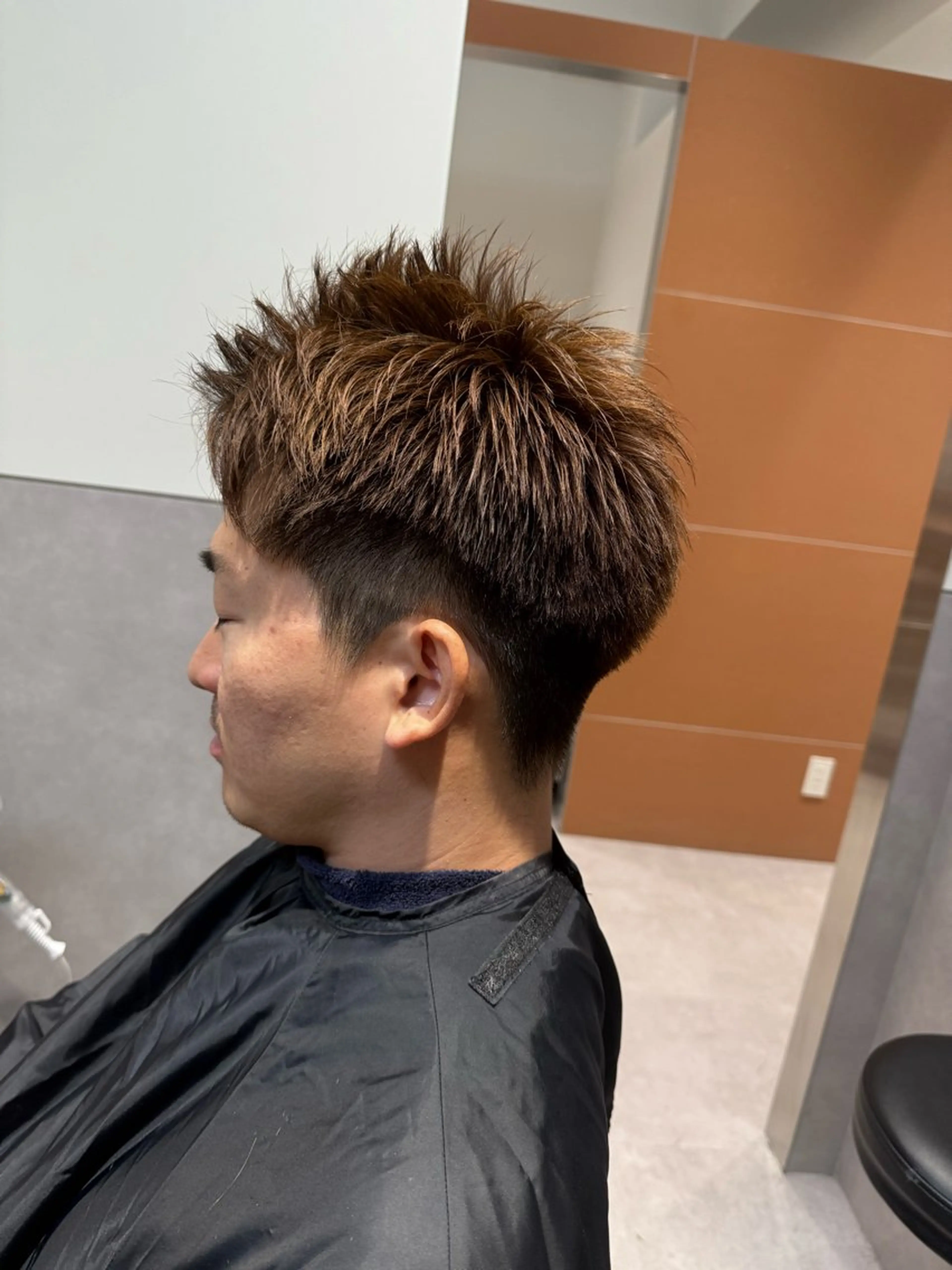 メンズ 森本 シェビーのヘアスタイル