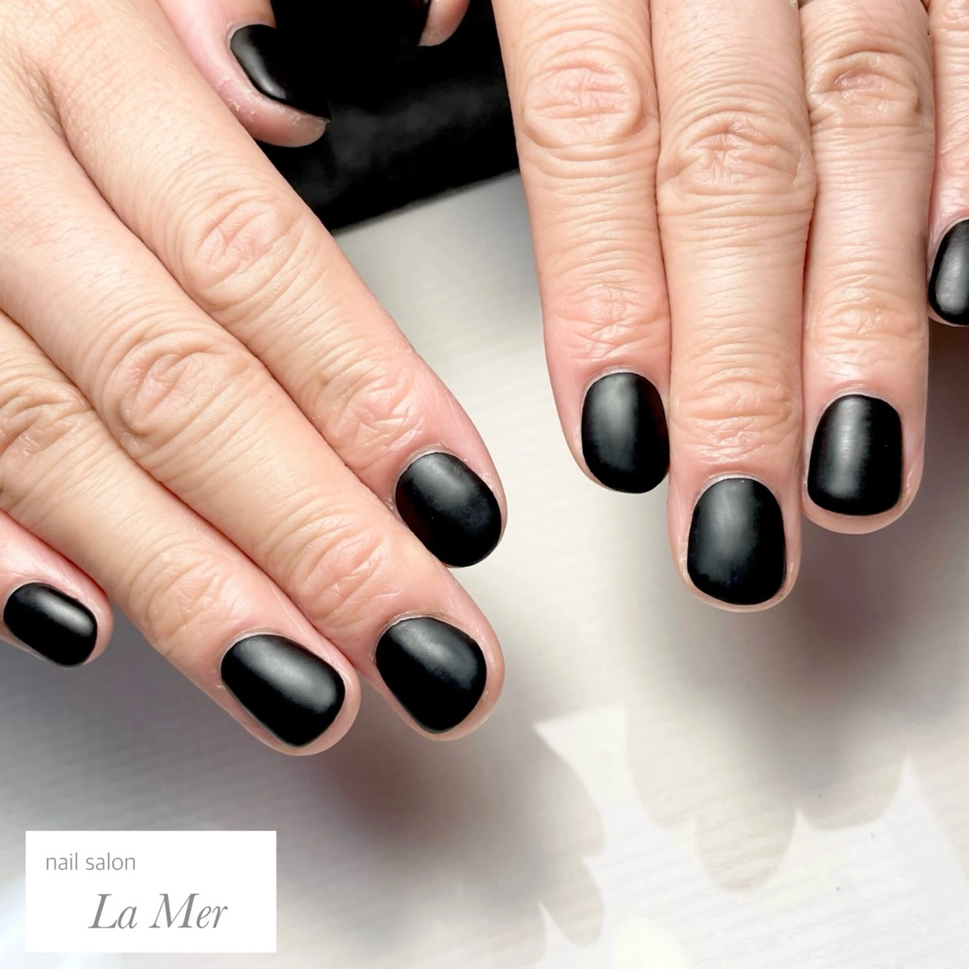 ネイル マットネイル メンズネイル ワンカラーネイル ショートネイル シンプルネイル ハンドネイル nailsalon La Merのネイルデザイン